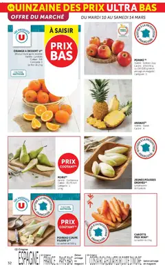 Hyper U - Prévisualisation de Hyper U catalogue valide à partir de 10.03.2026 | Page: 32 | Produits: Orange, Pomme, Poireau, Carotte