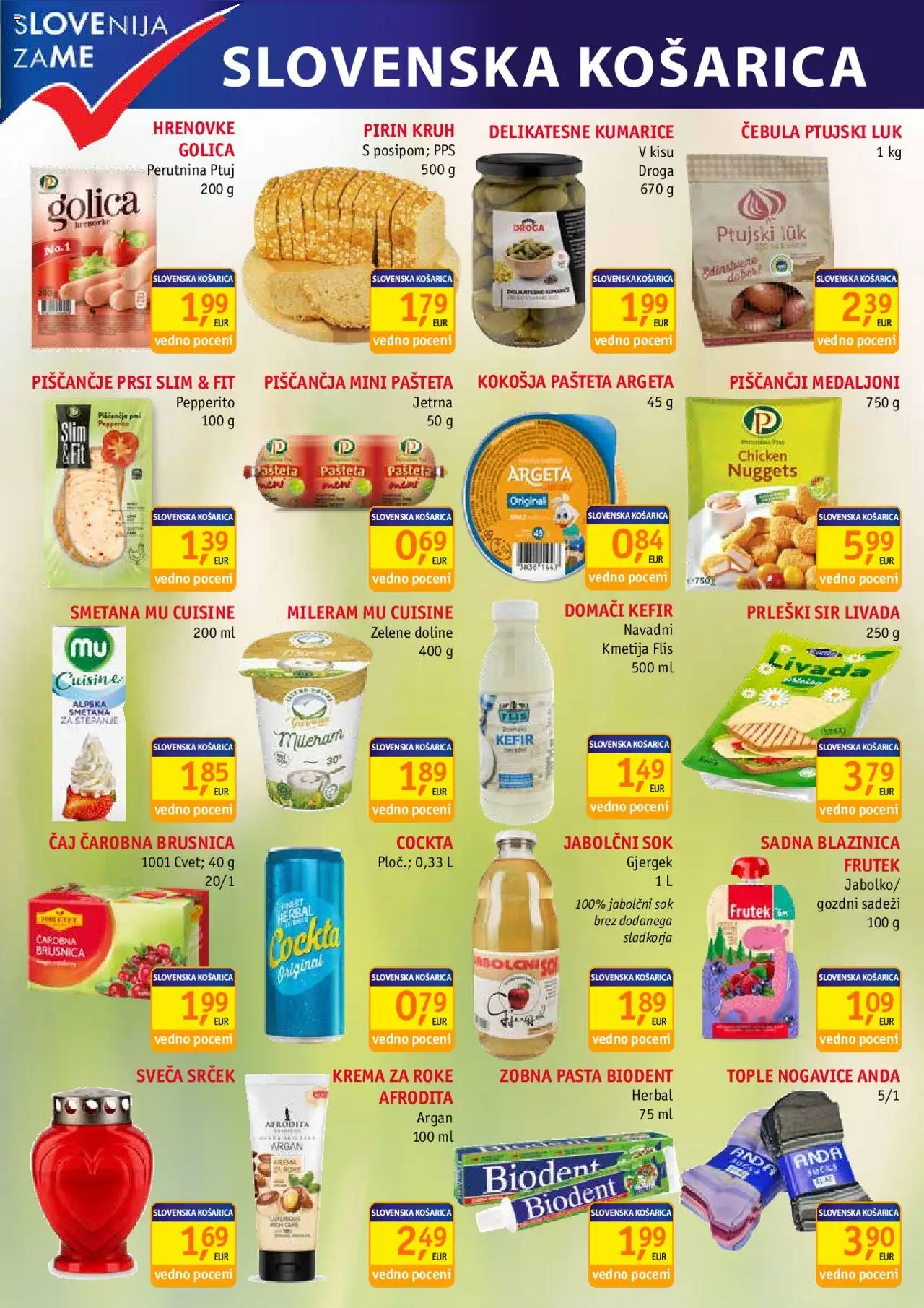 Novi Jager katalog ponudbe – veljaven od 15.10.2025 | Stran: 11 | Izdelki: Pašteta, Zobna pasta, Caj, Kumarice