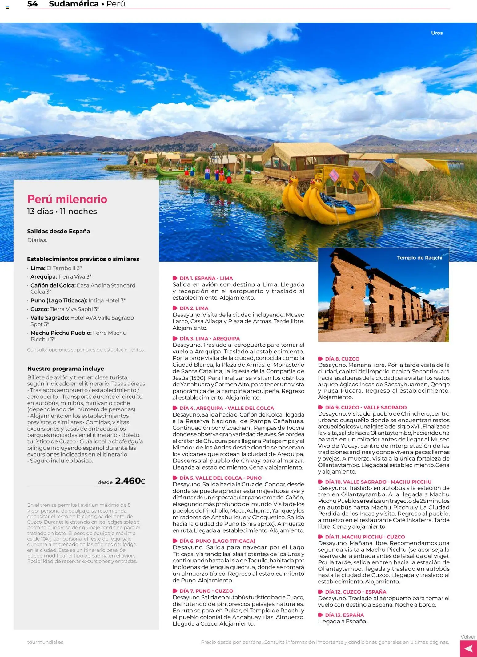 Viajes El Corte Inglés Centroamérica y Sudamérica │ válido desde el 01.01.2026 | Página: 53 | Productos: Lima, Café, Peso