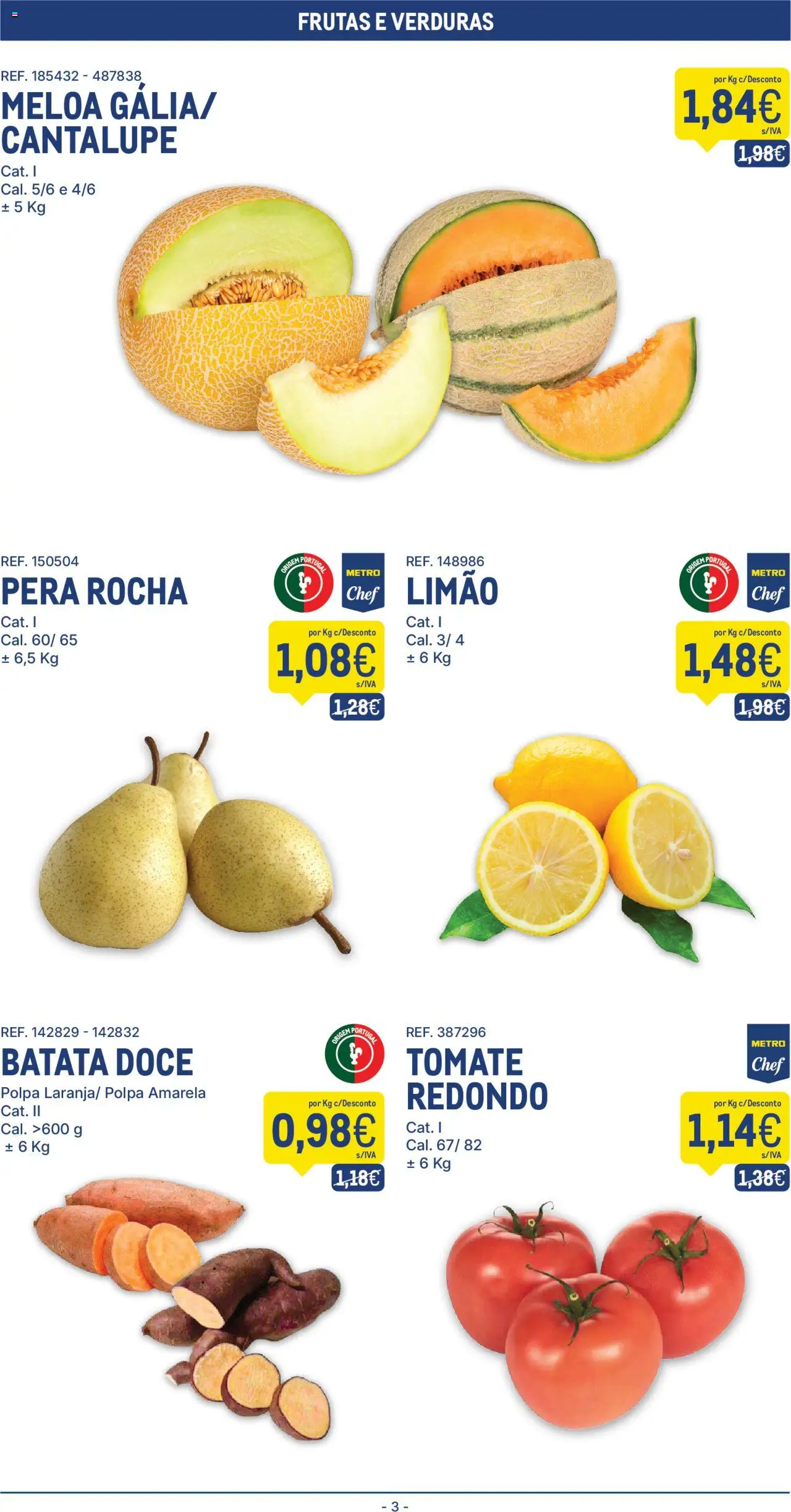 Makro folheto │ válido de 07.10.2025 | Página: 3 | Produtos: Batata, Tomate