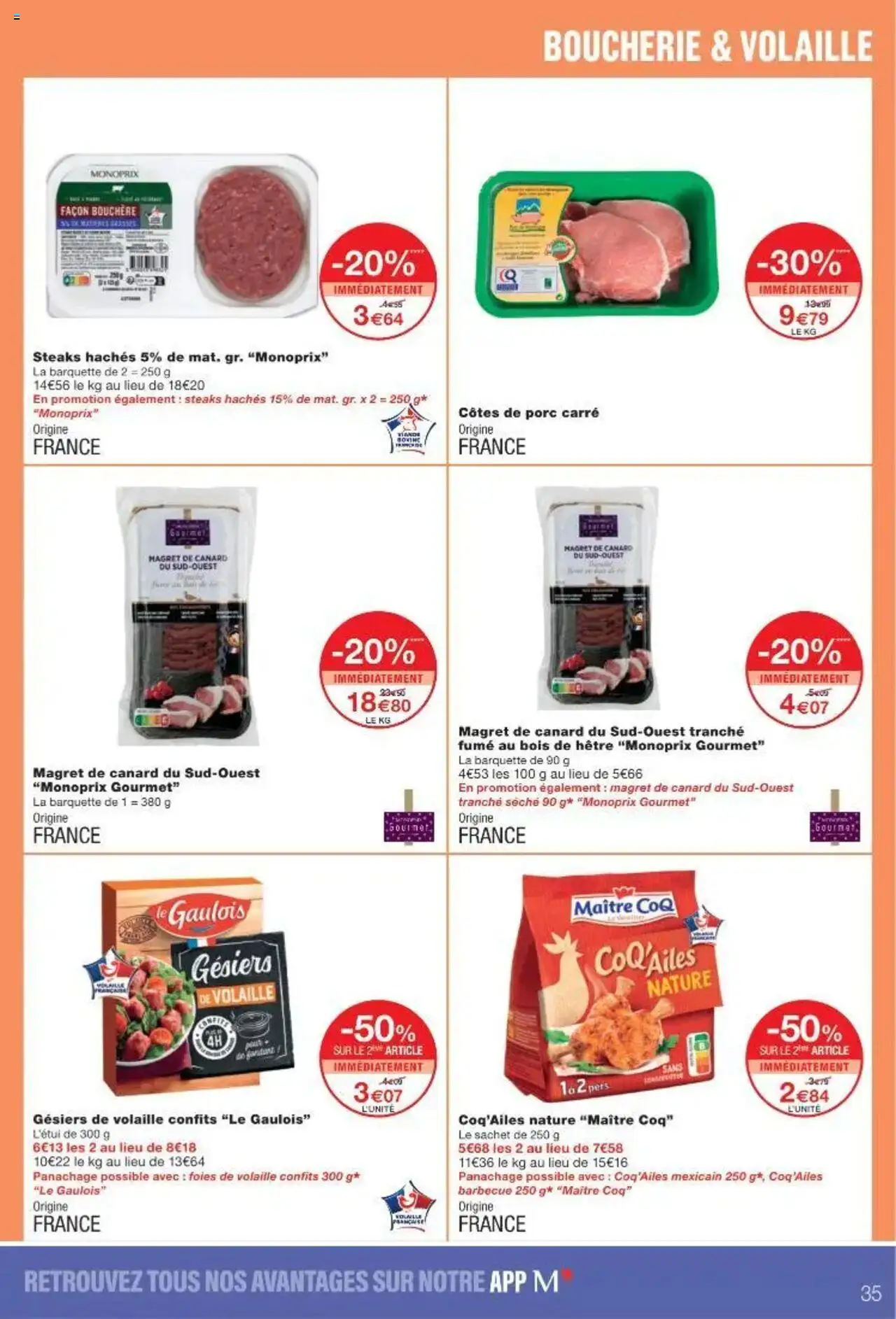  | Page: 35 | Produits: Magret de canard, Barbecue, Volaille, Porc