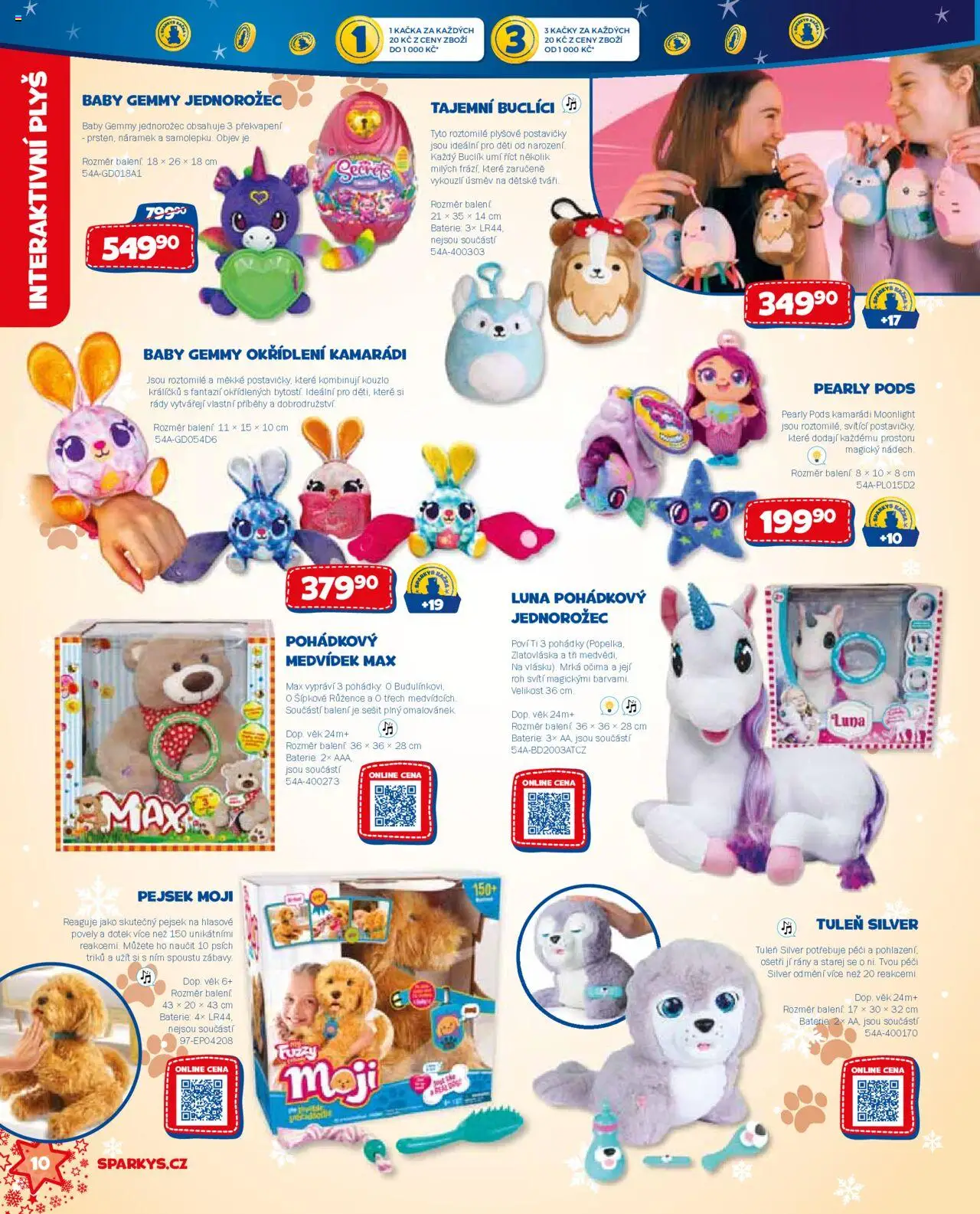 Sparkys katalog Vánoce od 01.10.2025 | Strana: 10 | Produkty: Sešit, Baterie