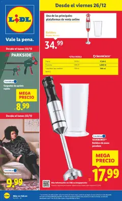 Vista previa Lidl folleto de bazar válido desde el 22.12.2025
