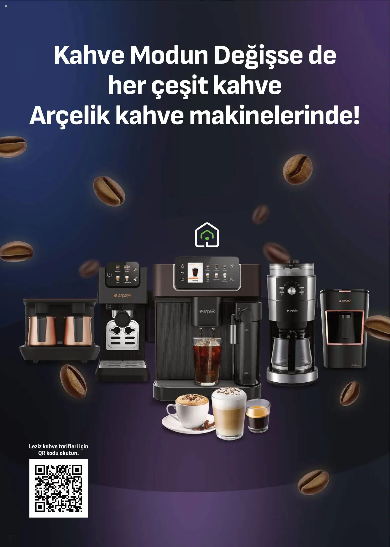 Arçelik Katalog - 16.03.2026 tarihinden itibaren geçerlidir | Sayfa: 57 | Ürünler: Kahve
