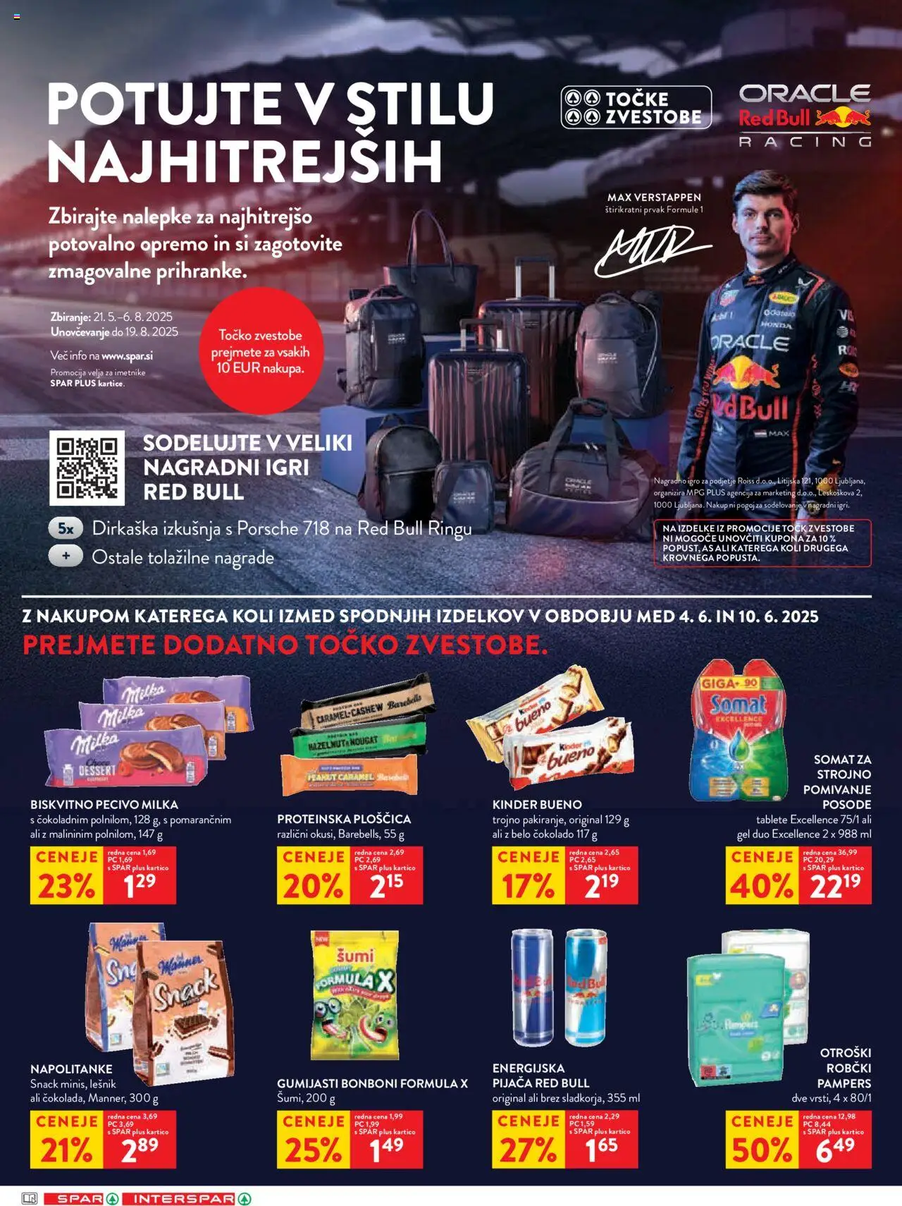 Spar katalog 23/25 │ velja od 04.06.2025 | Stran: 18 | Izdelki: Napolitanke, Bonboni, Robčki