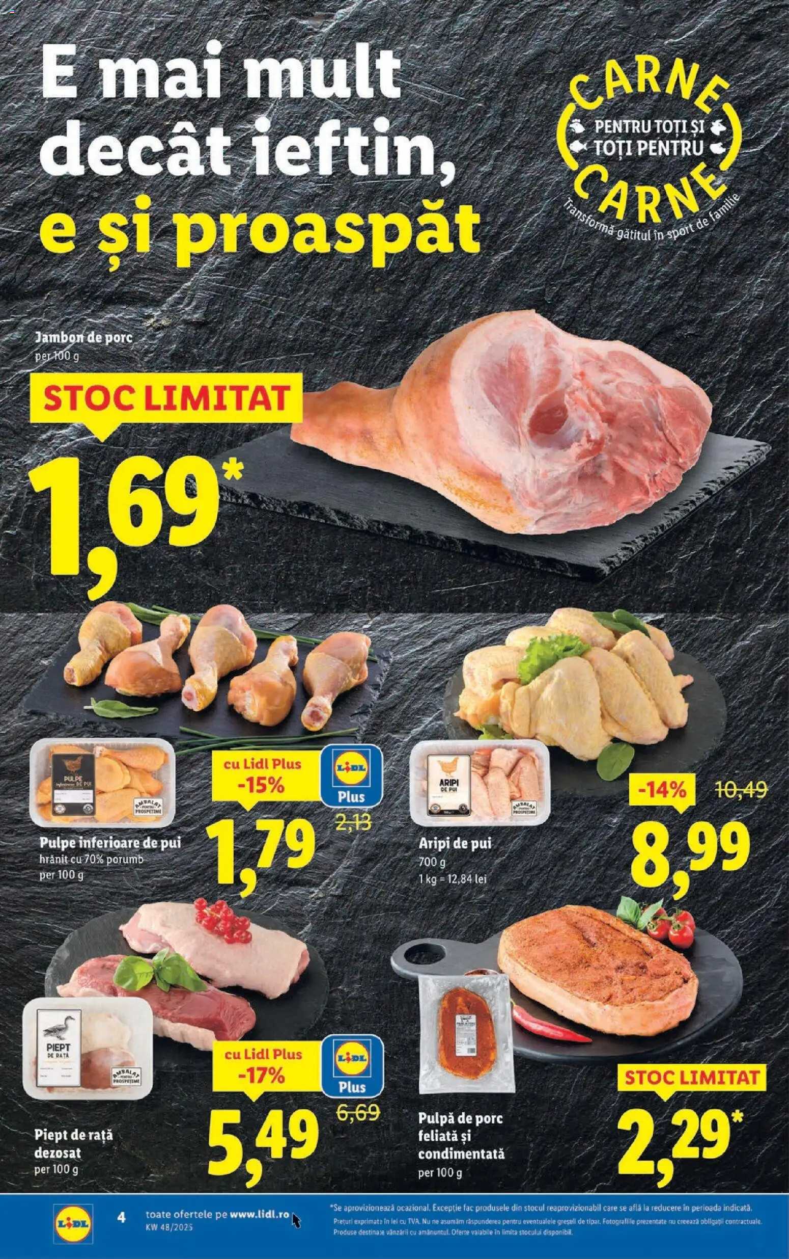 Noul catalog Lidl – valabil de la 24.11.2025 | Pagină: 4 | Produse: Hacıyatmaz Kedi Oyuncağı, Rață, Porumb