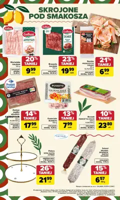 Pogląd oferty "Carrefour Gazetka - Kuchnia włoska" - ważna od 12.01.2026 | Strona: 8 | Produkty: Mortadela, Bell, Szynka, Prosciutto