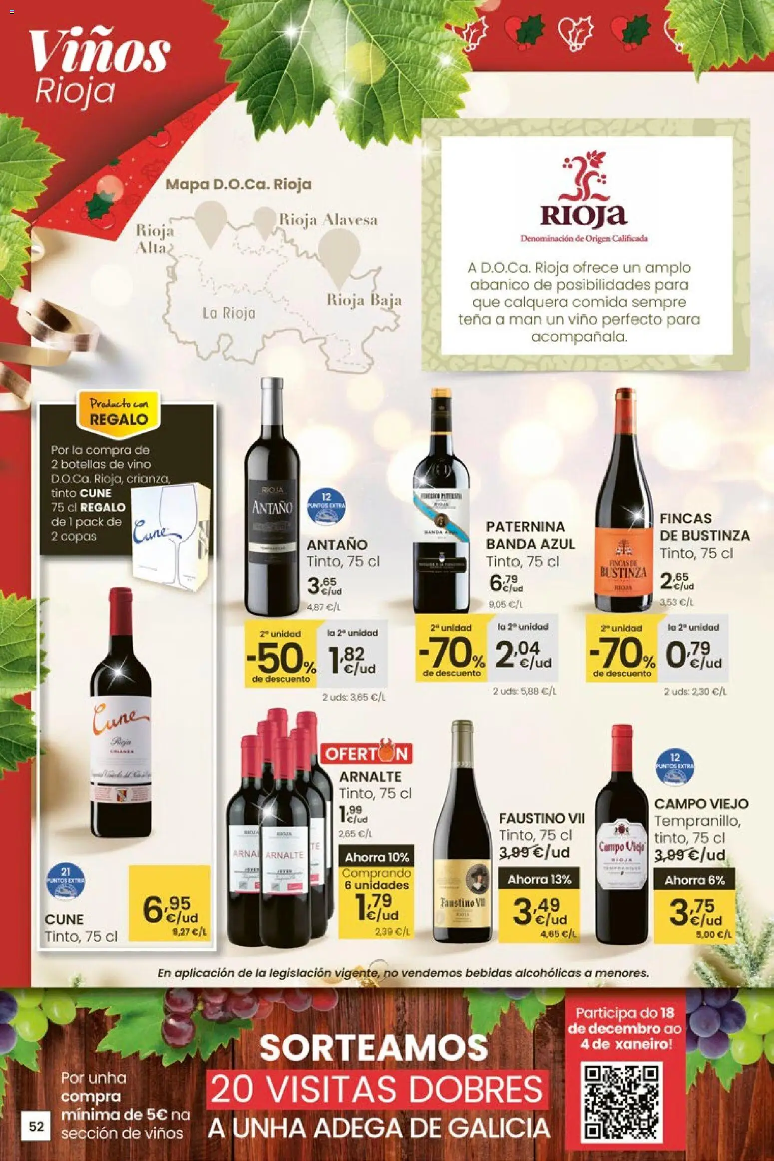 Eroski - Nadal  │ válido desde el 18.12.2025 | Página: 52 | Productos: Vino