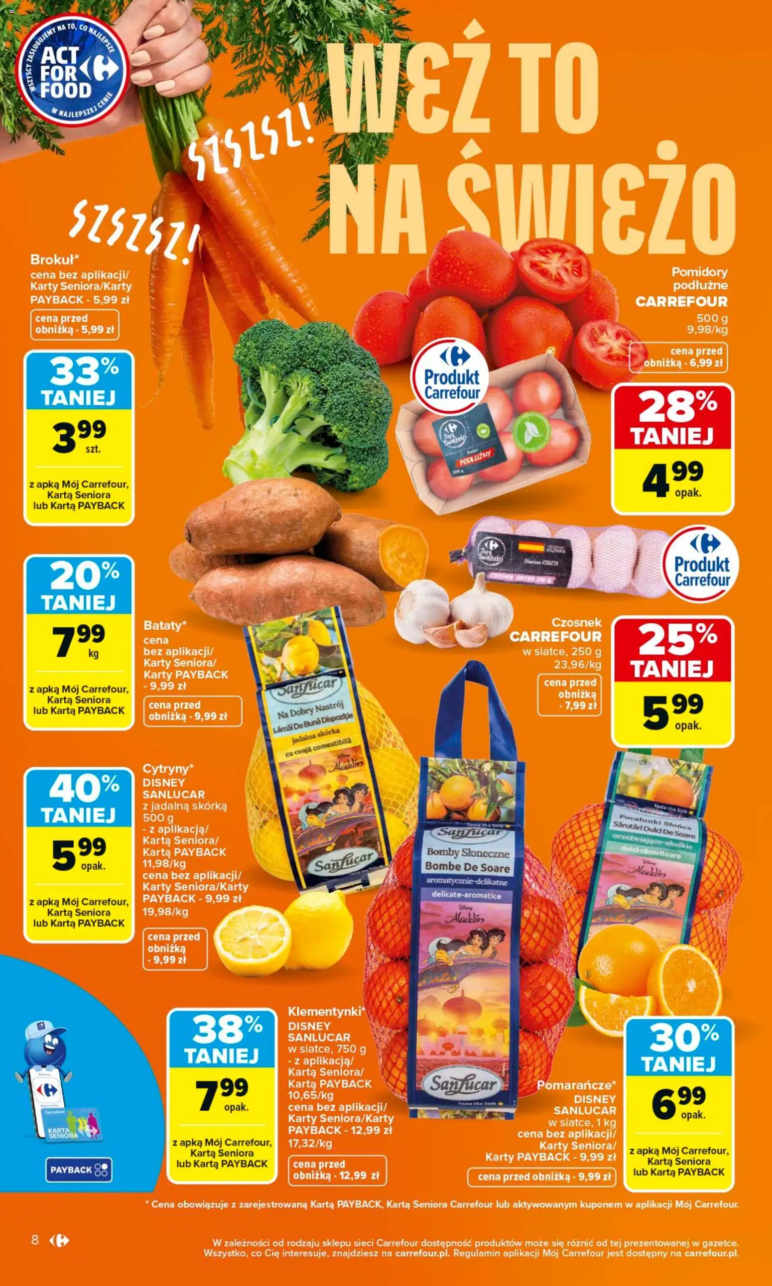 Carrefour gazetka od 16.03.2026 | Strona: 10 | Produkty: Czosnek, Karta, Pomidory