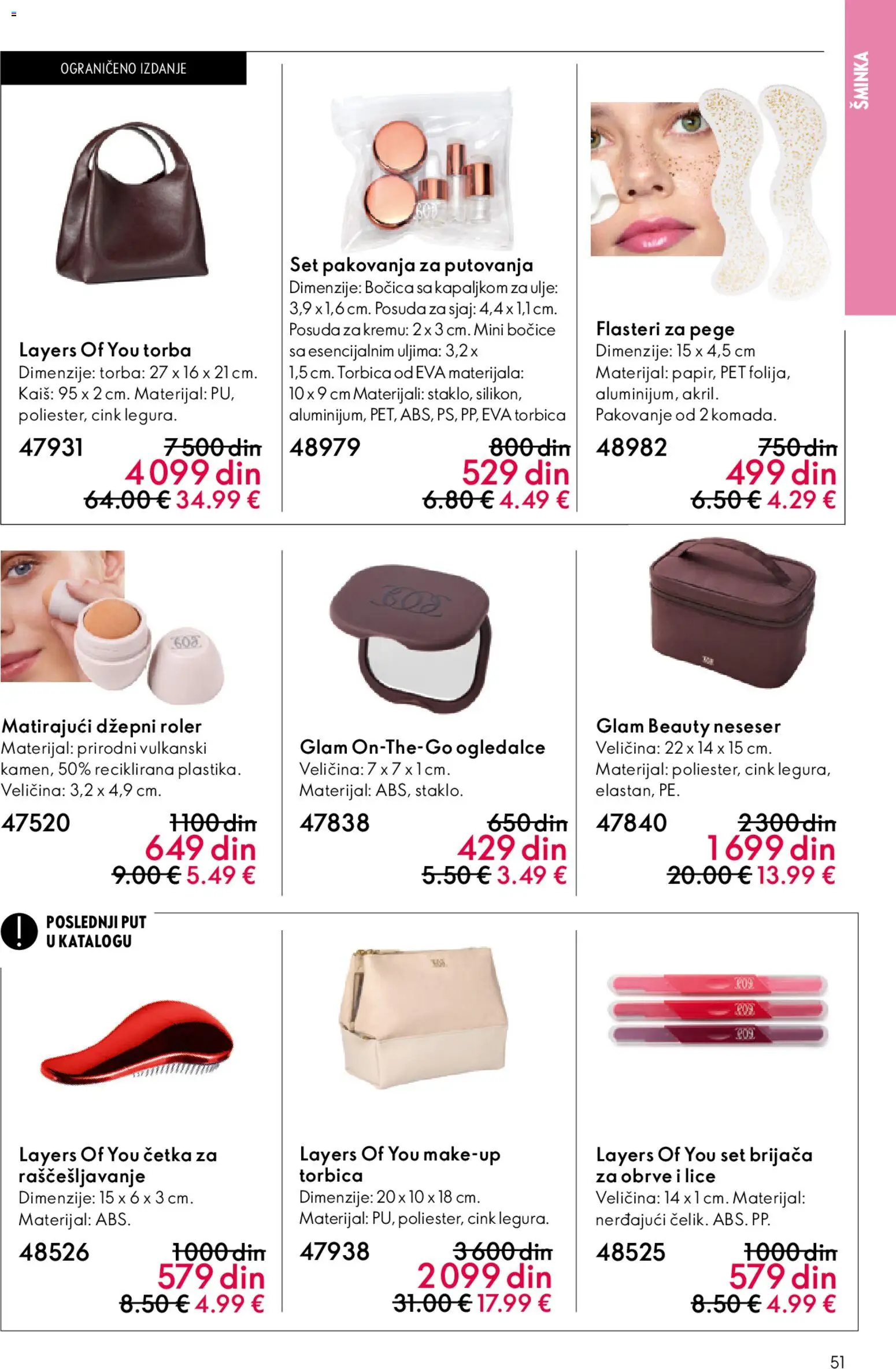 Oriflame katalog - važi od 22.04.2026 | Strana: 51 | Proizvode: Kaiš, Pakovanje, Torba, Ulje
