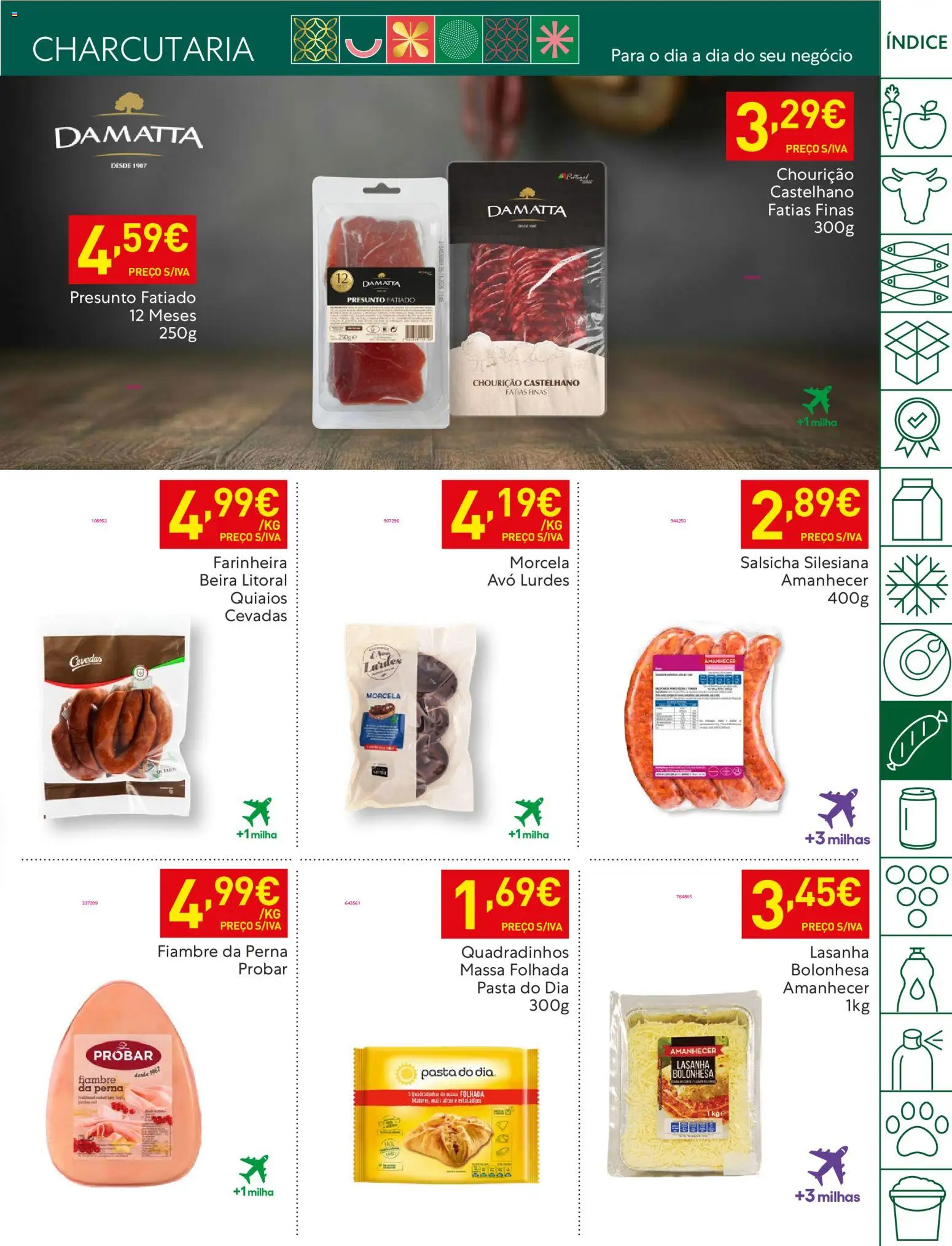 Recheio folheto │ válido de 16.12.2025 | Página: 25 | Produtos: Lasanha, Salsicha, Presunto, Massa