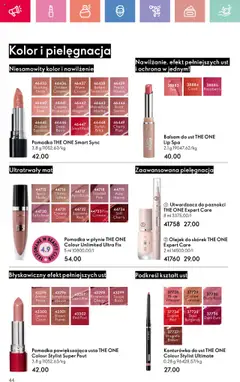 Oriflame Katalog 10 2025 od 06.07.2025 | Strona: 44 | Produkty: Utwardzacz do paznokci, Pomadka, Konturówka