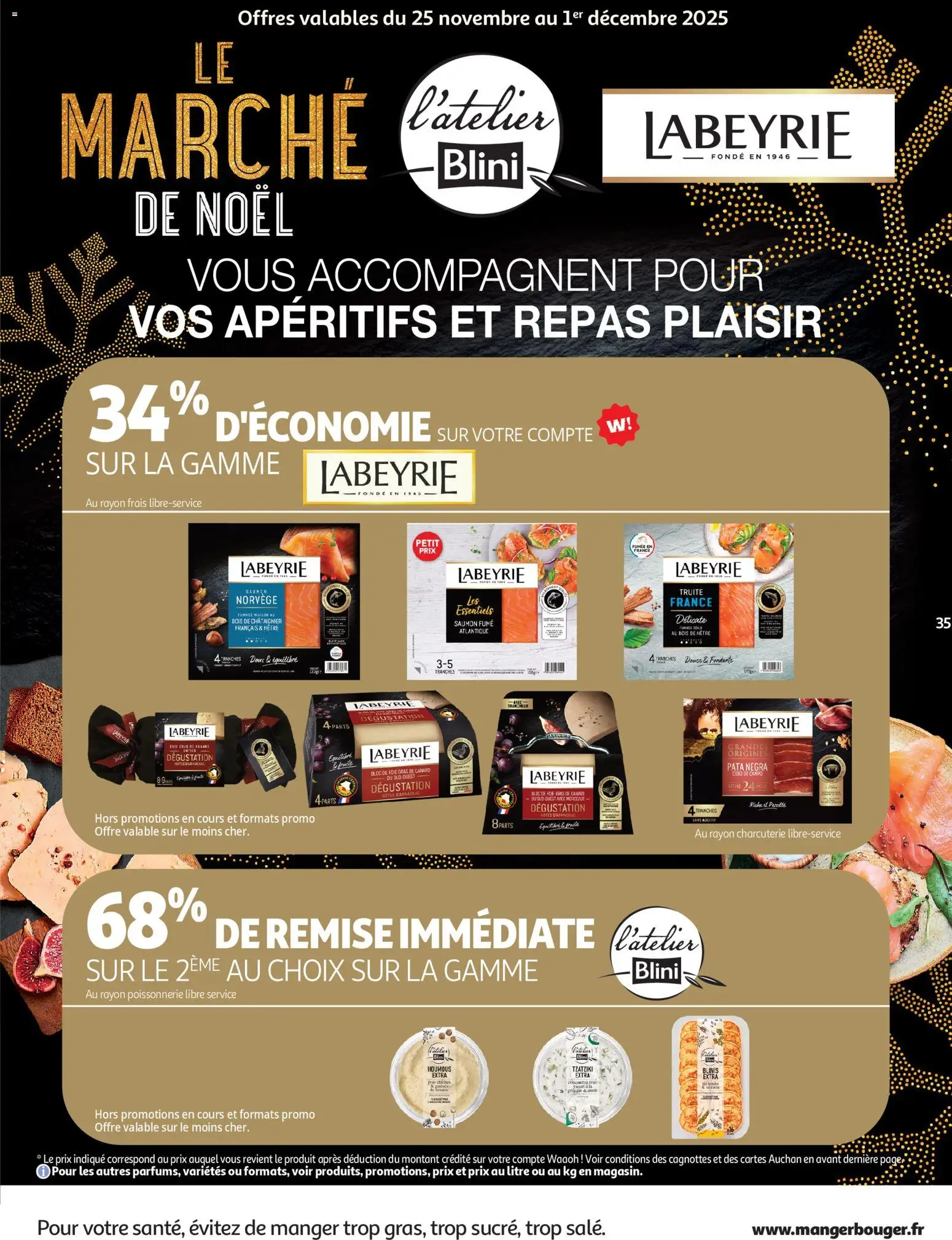 {H1} | Page: 35 | Produits: Foie Gras de Canard, Saumon fumé, Poissonnerie, Bloc de foie gras