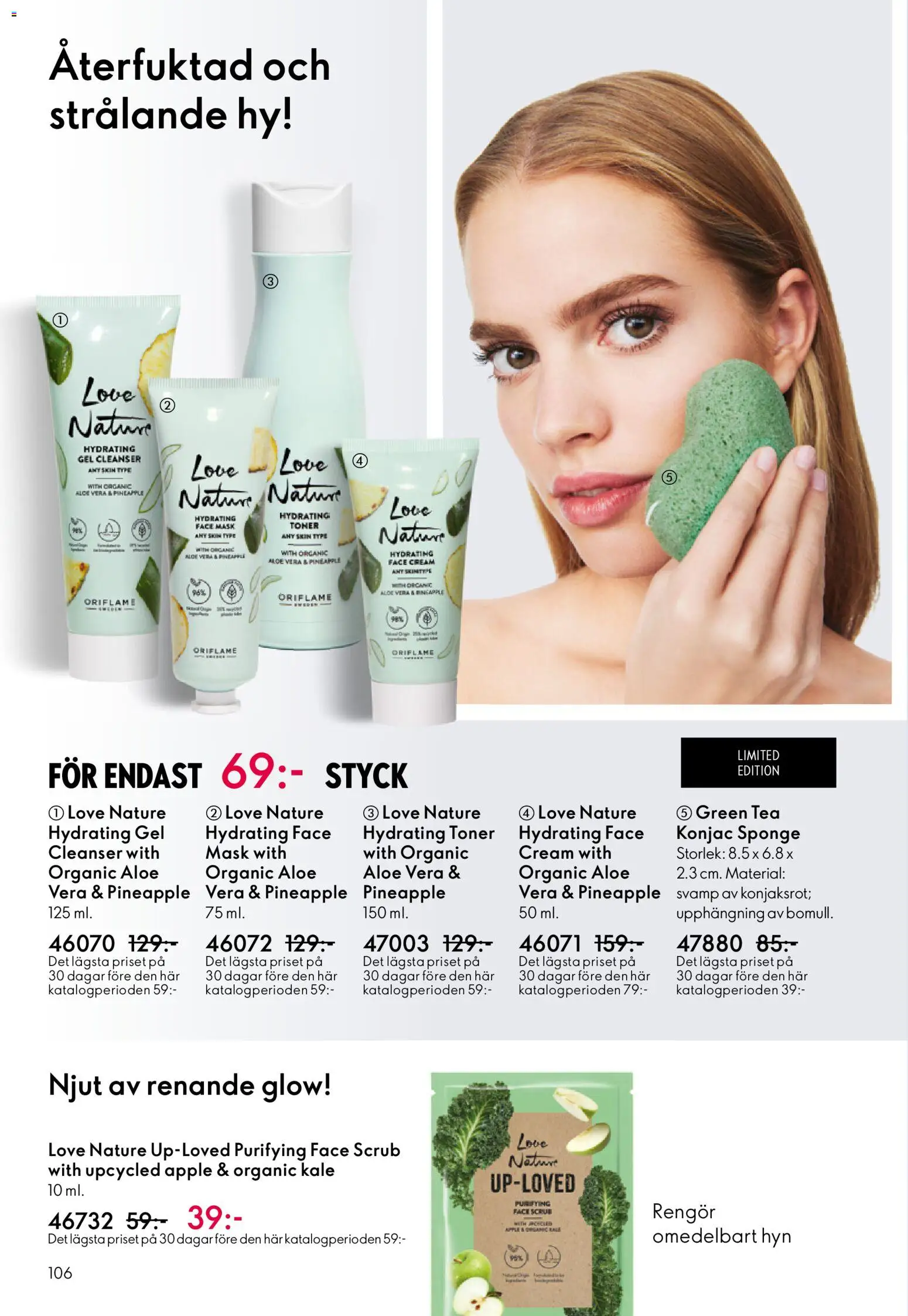 Oriflame reklamblad aktuell från 10.12.2025 | Sida: 106 | Produkter: Svamp, Mask, Äpple