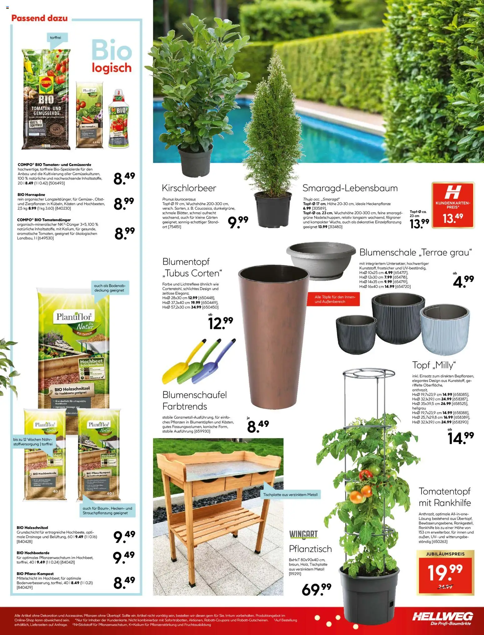 HELLWEG Flugblatt gültig ab 02.04.2026 | Seite: 27 | Produkte: Obst, Blumentopf, Tomaten