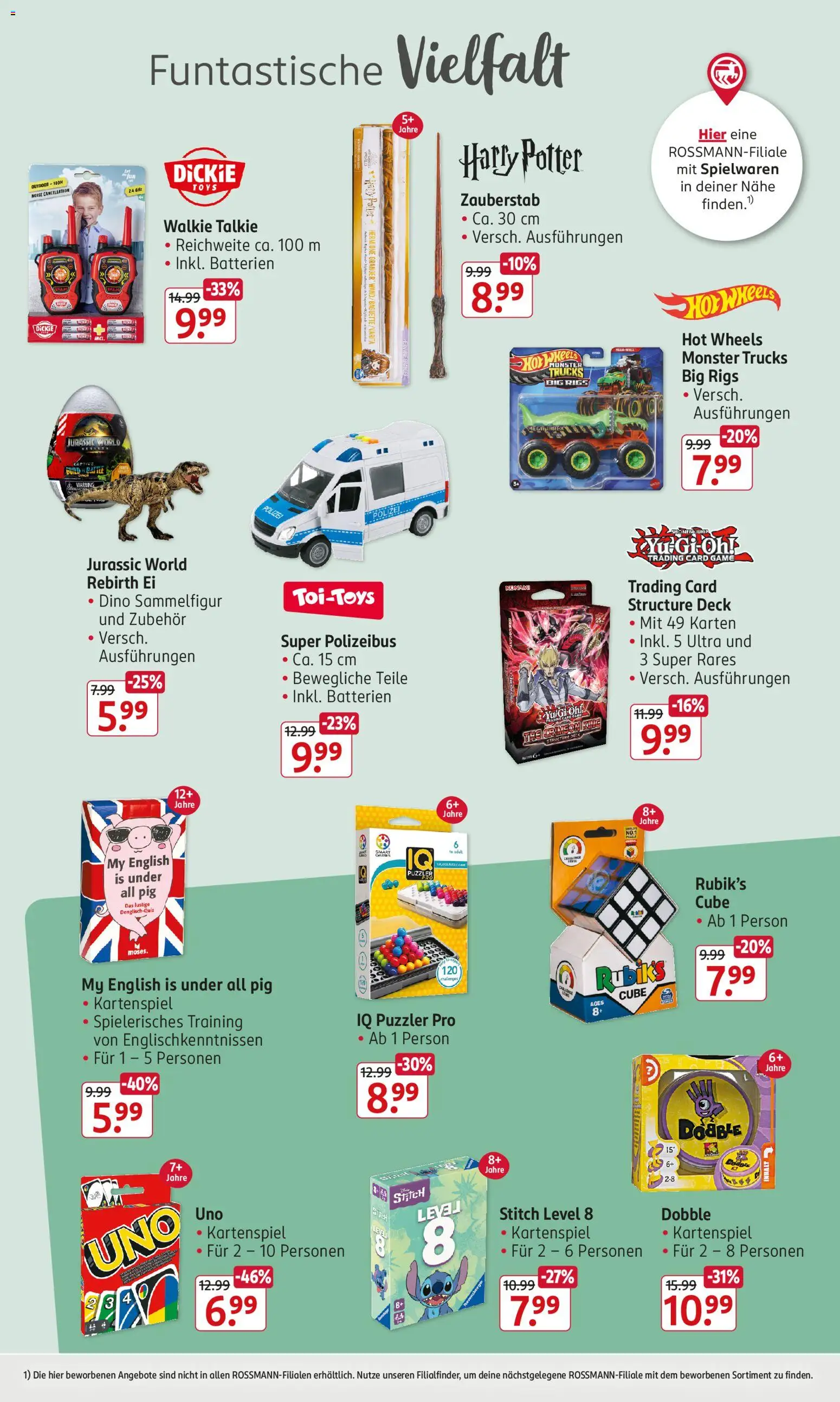 Rossmann Schreibspaß im neuen Jahr – gültig ab 26.01.2026 | Seite: 6 | Produkte: Batterien, Monster