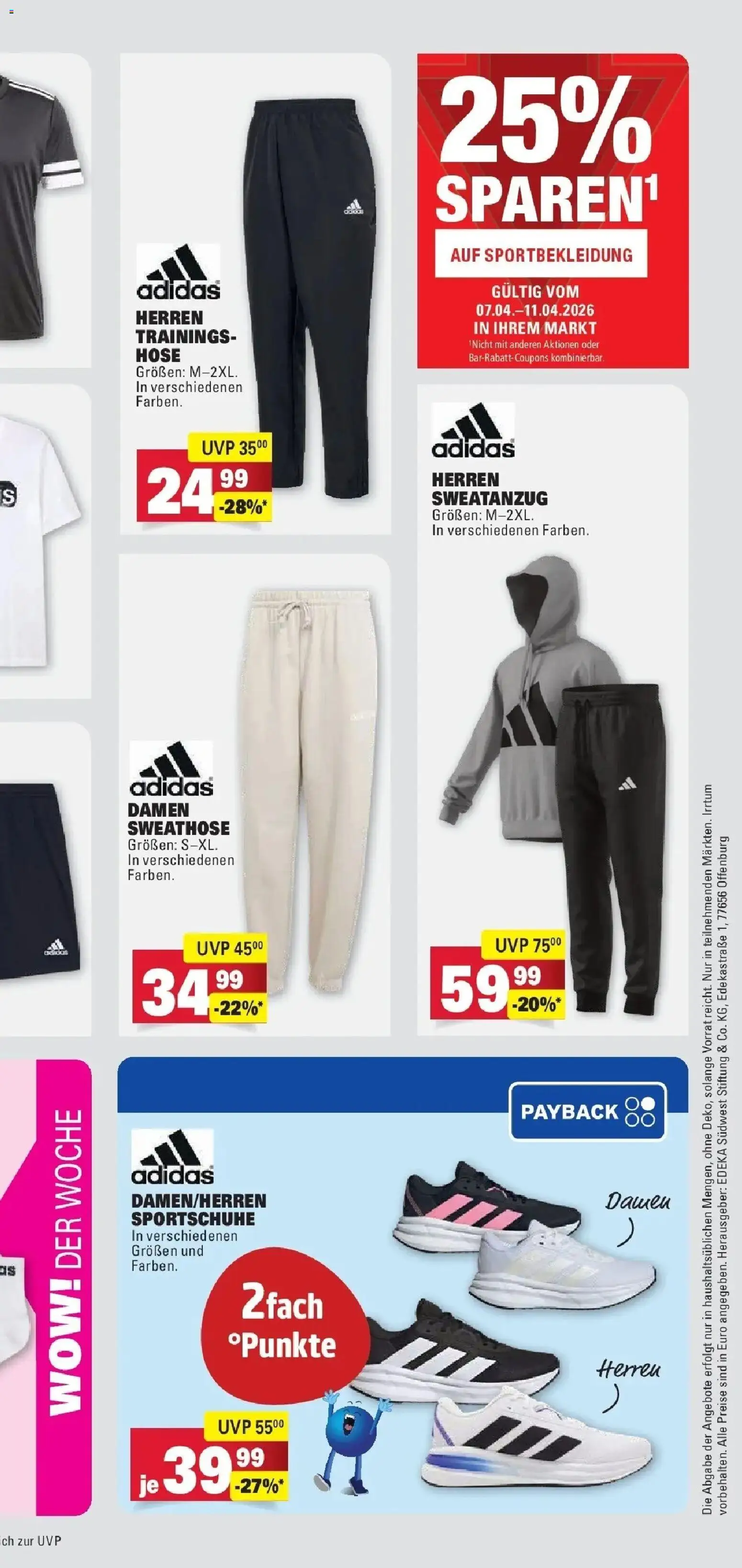 Edeka prospekt Wörth Am Rhein	 – gültig ab 05.04.2026 | Seite: 86 | Produkte: Sweathose, Hose