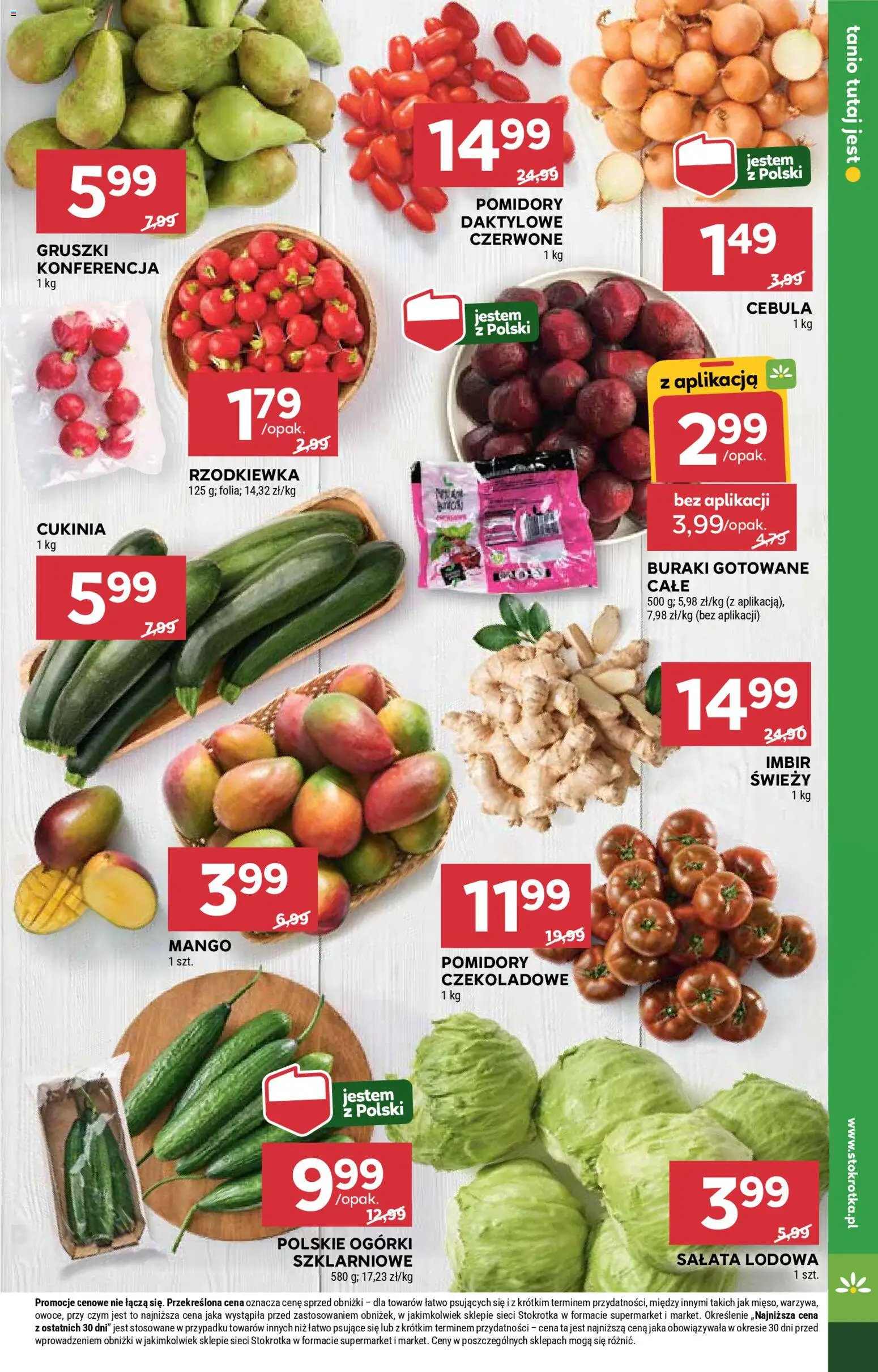 Stokrotka Gazetka - Market od 20.11.2025 | Strona: 9 | Produkty: Mango, Stokrotka, Cukinia, Ogórki