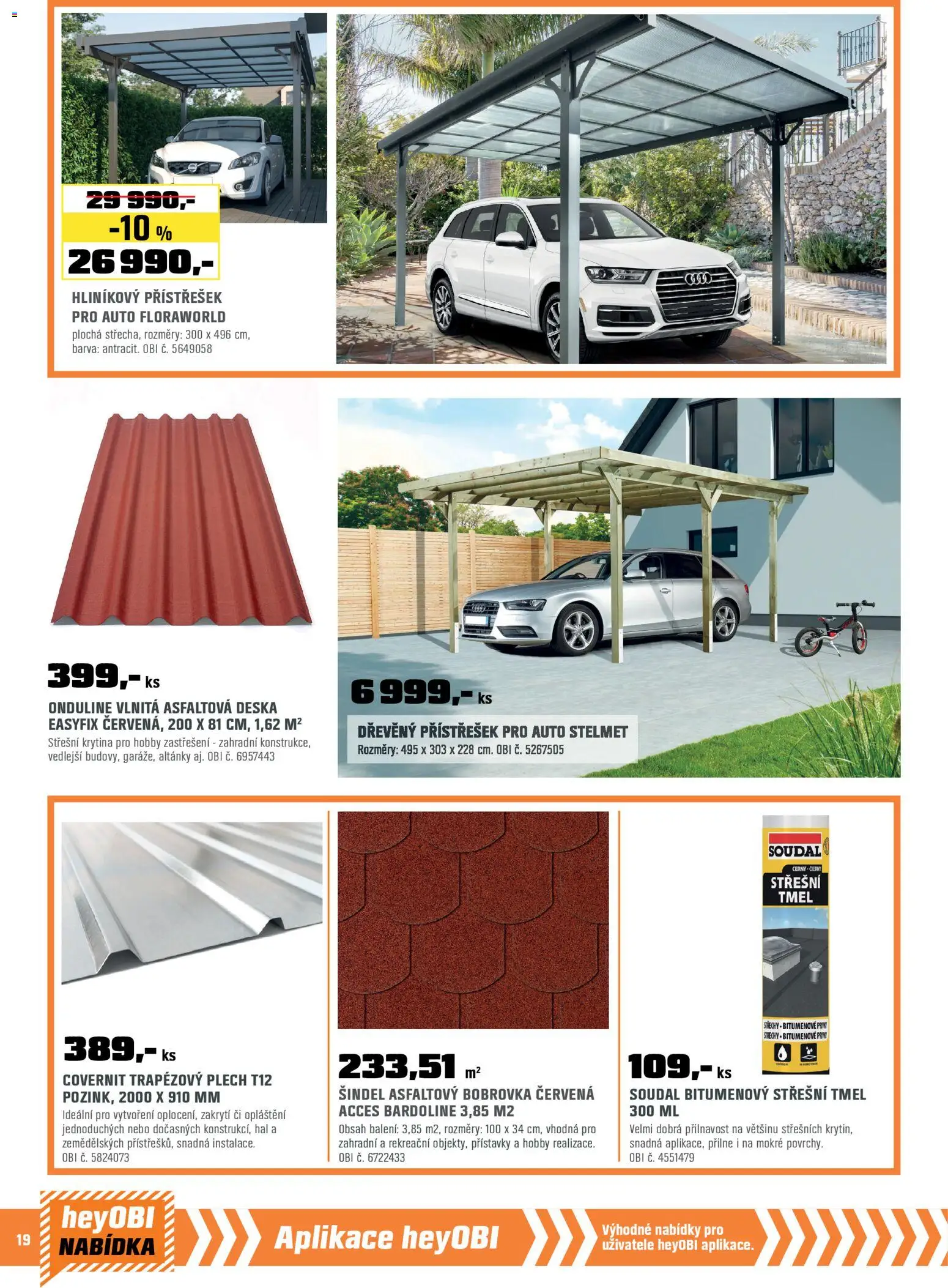 OBI leták - Bobří síla v akci od 01.03.2026 | Strana: 20 | Produkty: Plech
