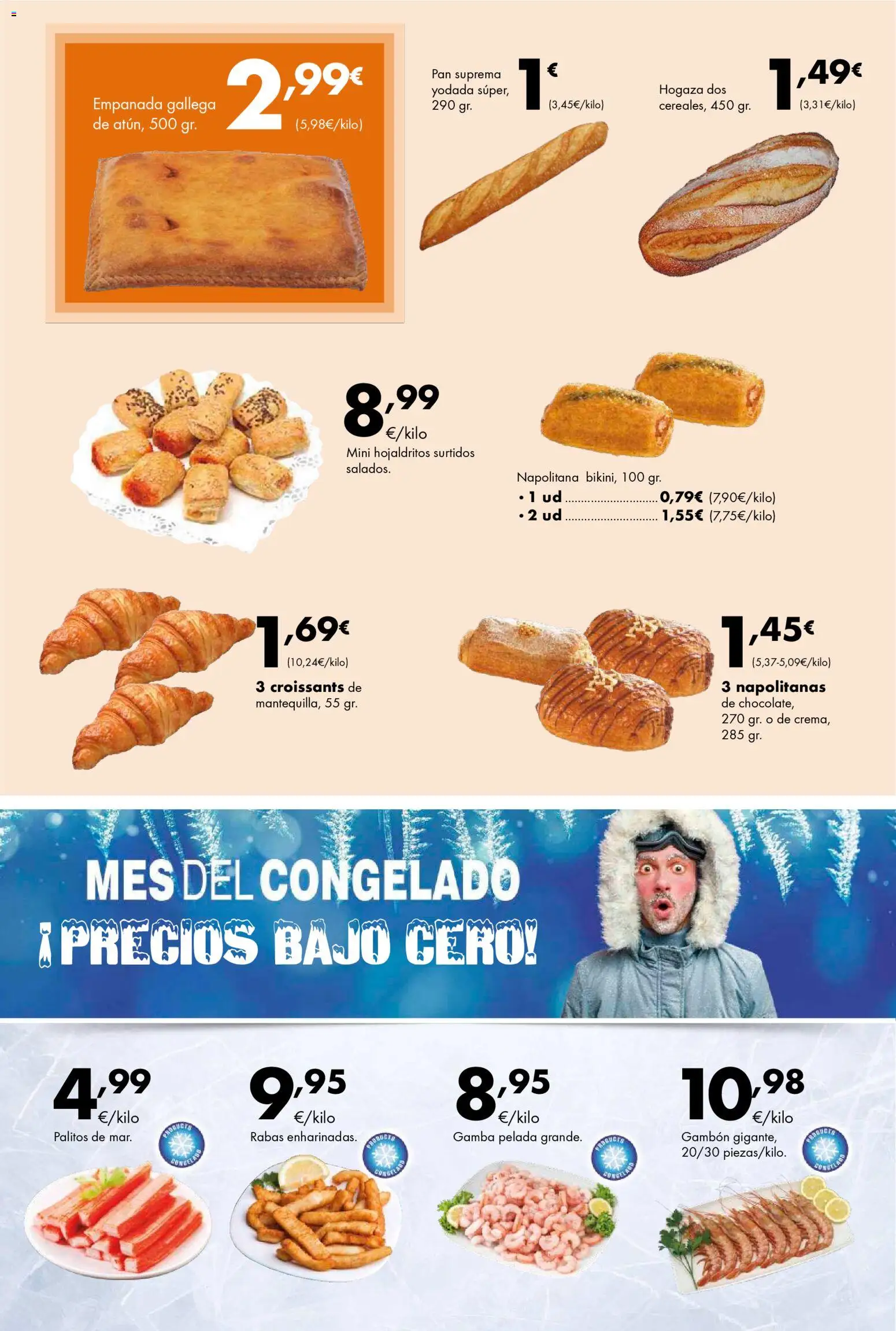 Lupa Supermercados folleto │ válido desde el 05.03.2026 | Página: 8 | Productos: Pan, Gamba
