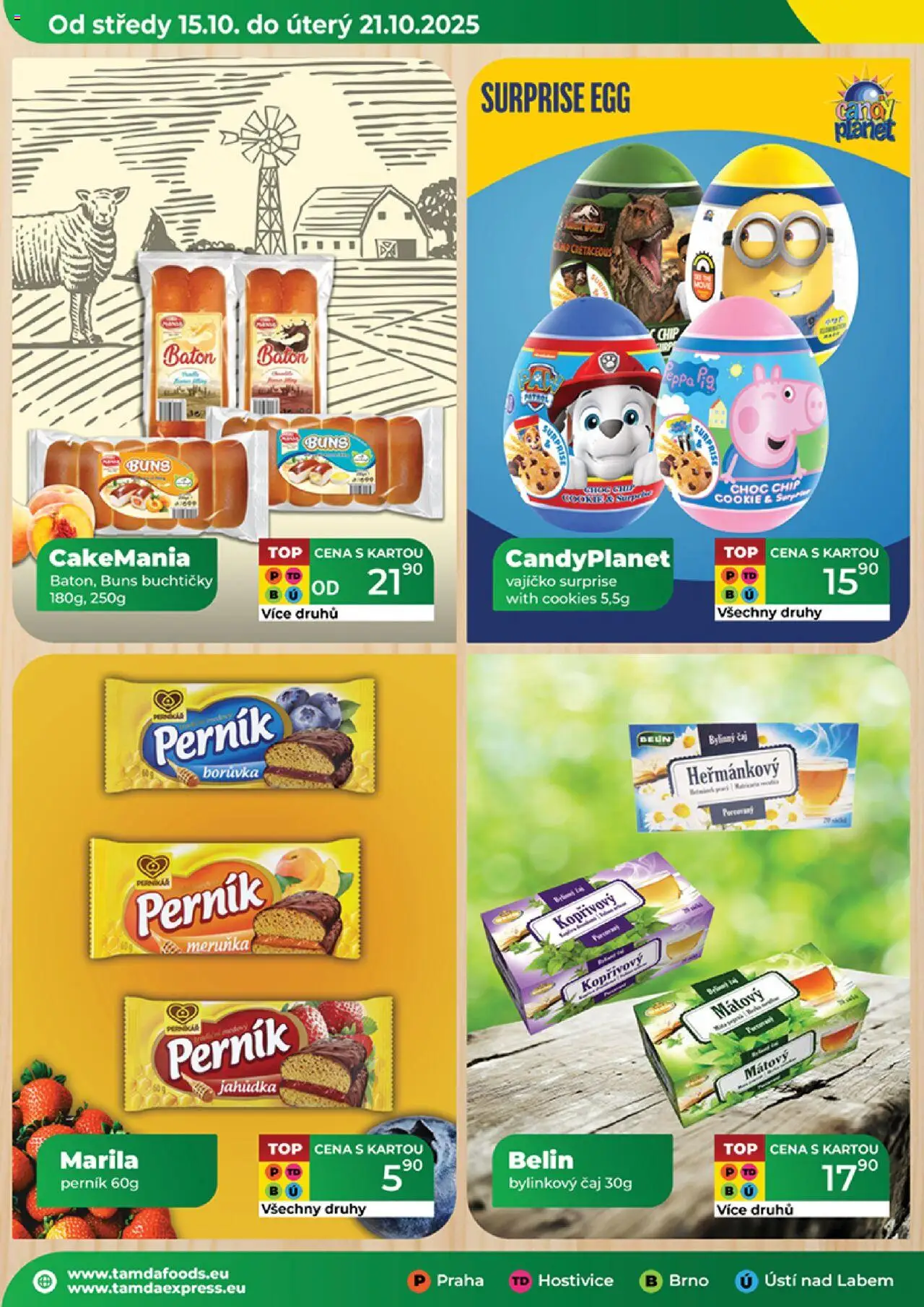 Tamda Foods leták od 15.10.2025 | Strana: 10 | Produkty: Čaj, Cookies, Perník