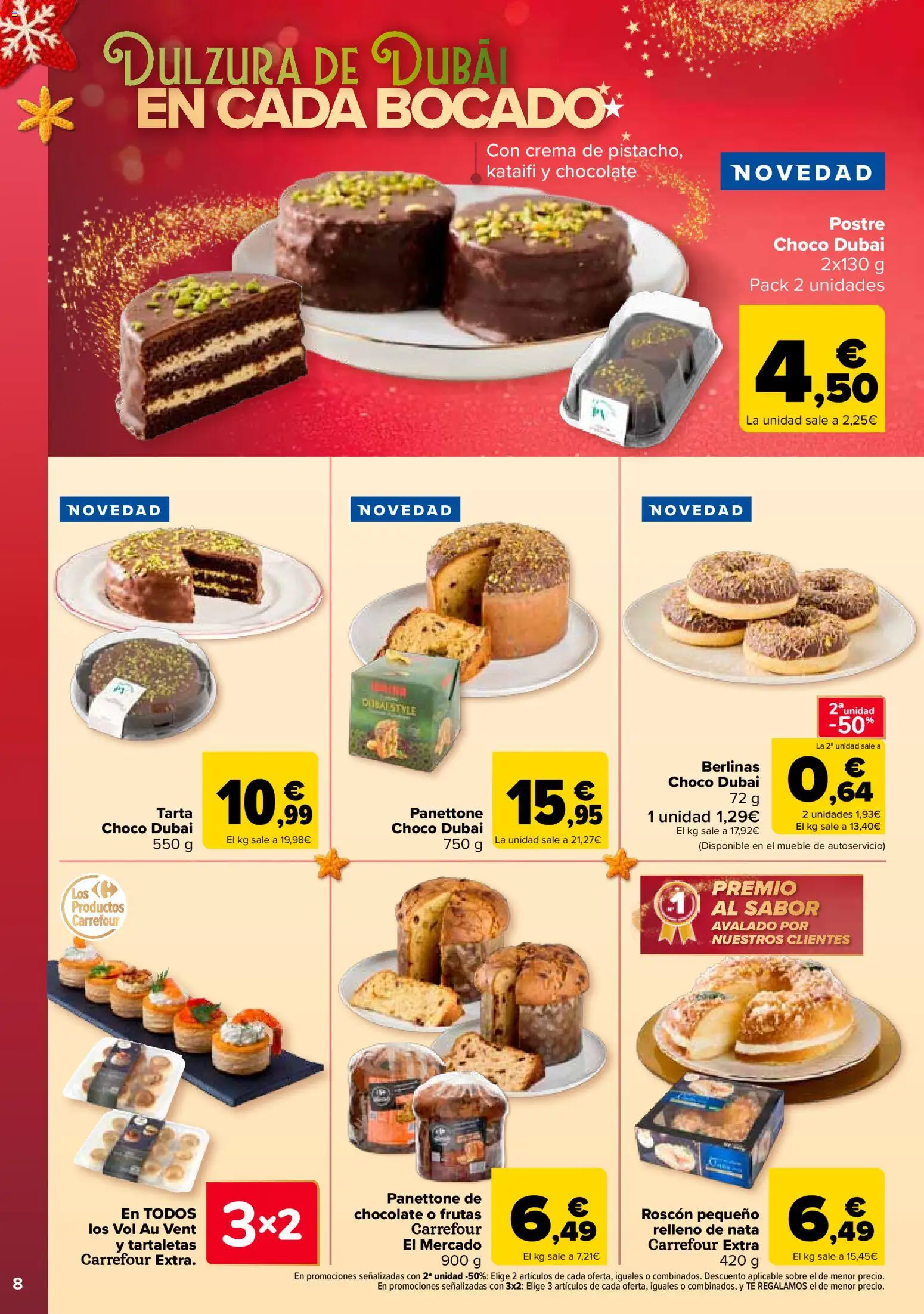 Carrefour folleto │ válido desde el 25.11.2025 | Página: 8 | Productos: Chocolate, Crema, Té
