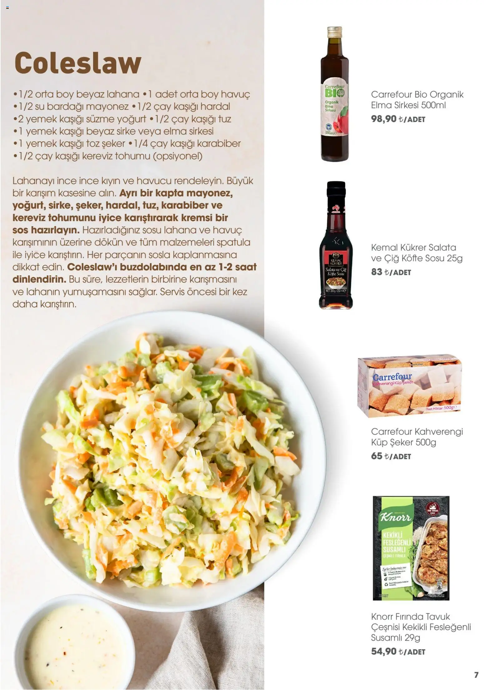 CarrefourSA Katalog Gurme  - 01.02.2026 tarihinden itibaren geçerlidir | Sayfa: 7 | Ürünler: Sirke, Havuç, Karabiber, Lahana