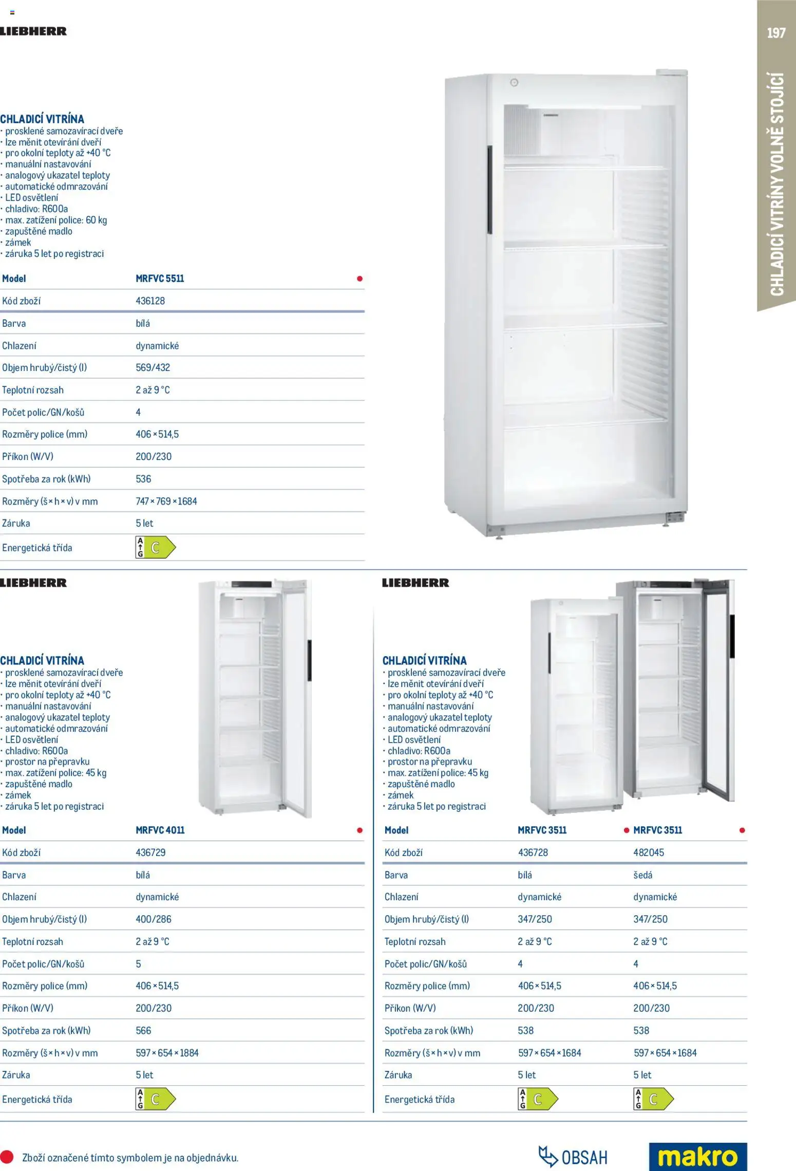 Makro leták - Gastro vybavení a zařízení od 01.02.2026 | Strana: 197 | Produkty: Vitrína, Madlo, Police, LED