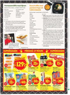 ICA Supermarket - Stockholm - Förhandsvisning av reklamblad från butik ICA Supermarket aktuell från 23.03.2026 | Sida: 14 | Produkter: Mjölk, Smör, Pizzakit, Jordgubbar