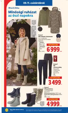 Lidl akciós ujság - amely érvényes a következő dátumtól: 11.09.2025 | Oldal: 32 | Termékek: Gumicsizma, Ballonkabát, Esőkabát, Játékok