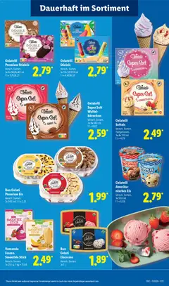 Náhled letáku Lidl Německo leták od 23.03.2026 | Strana: 23 | Produkty: Bon Gelati, Smoothie, Kakao, Gelatelli