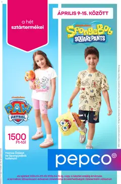 Pepco akciós újság - amely érvényes a következő dátumtól: 09.04.2026