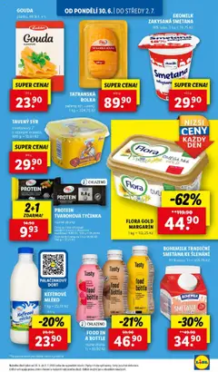 Lidl leták od 30.06.2025 | Strana: 27 | Produkty: Kefír, Smetana, Zakysaná smetana, Flora gold