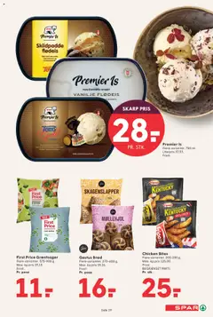 Spar tilbudsavis – gyldig fra 19.09.2025 | Side: 19 | Produkter: Brød, Fløde, Is, Vanilje