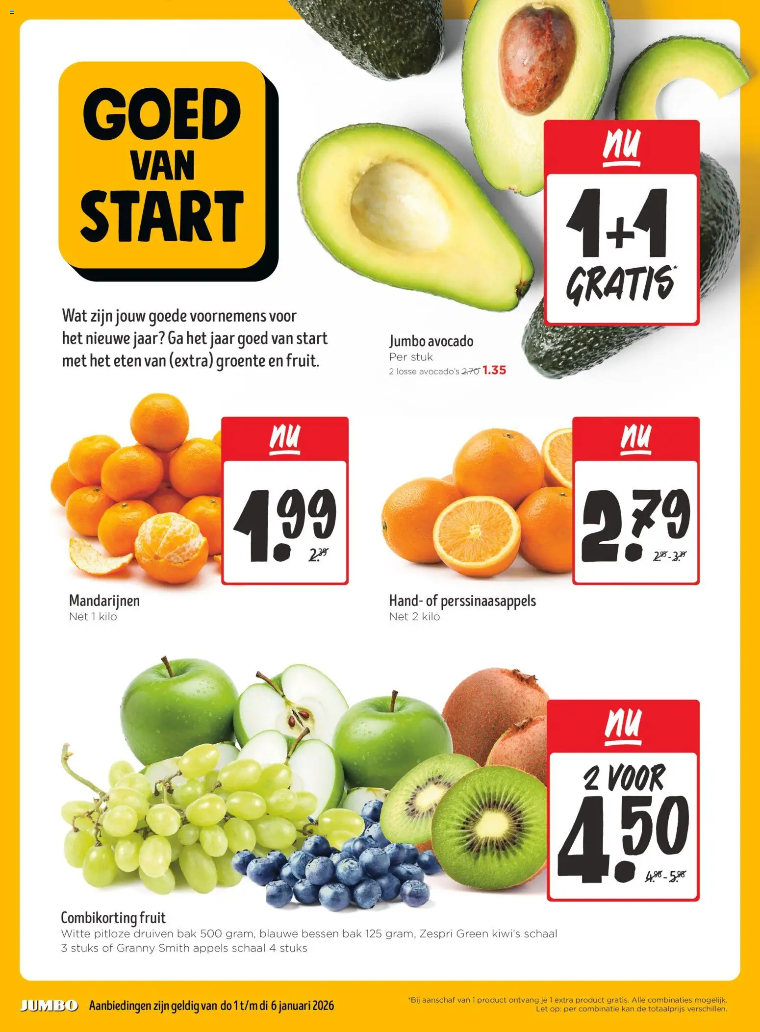 {H1} | Pagina: 2 | Producten: Avocado, Appels, Kan, Mandarijnen