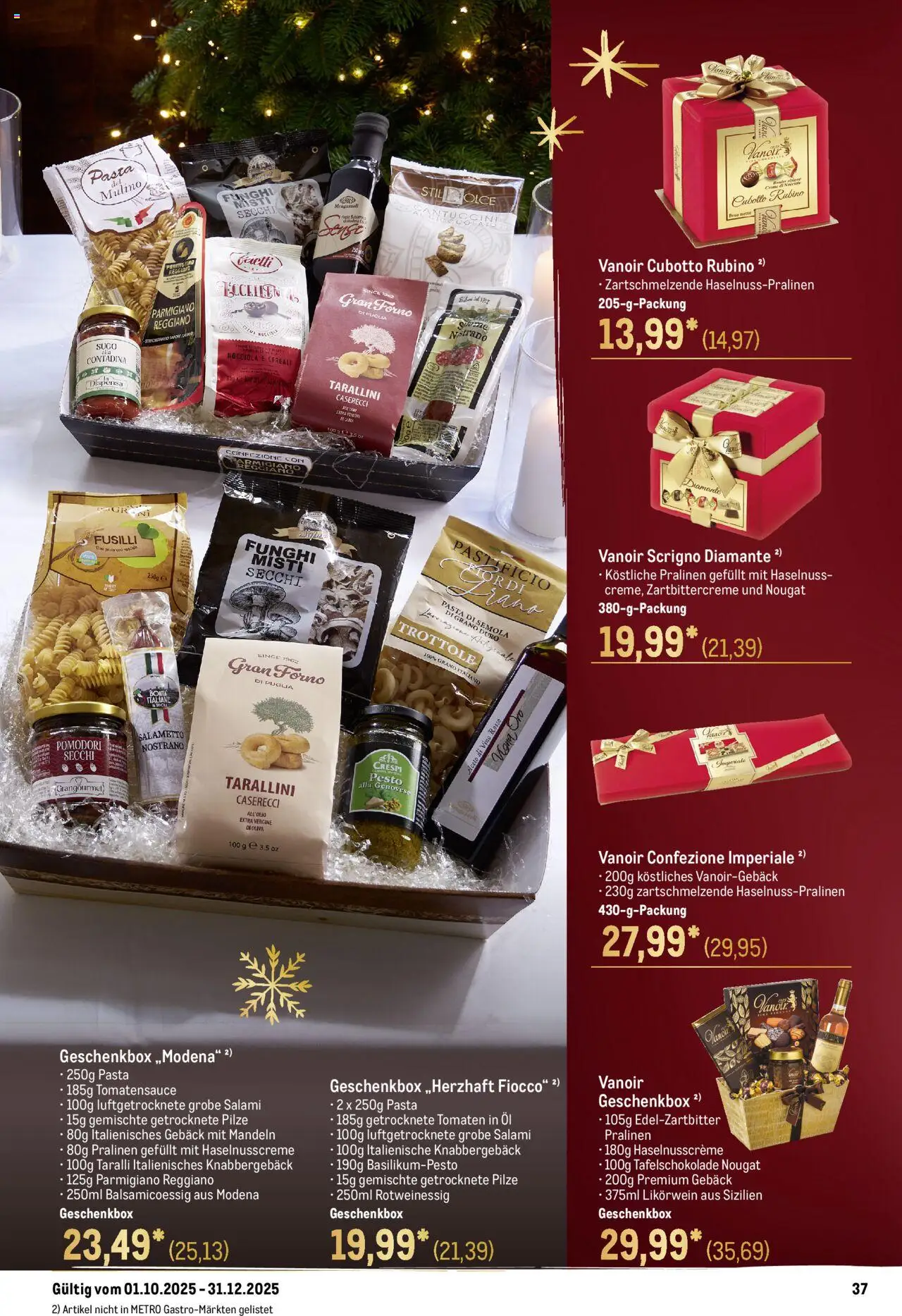 Metro Saisonkatalog "Perfekt ausgestattet" – gültig ab 01.10.2025 | Seite: 41 | Produkte: Tomaten, Mandeln, Pasta, Salami