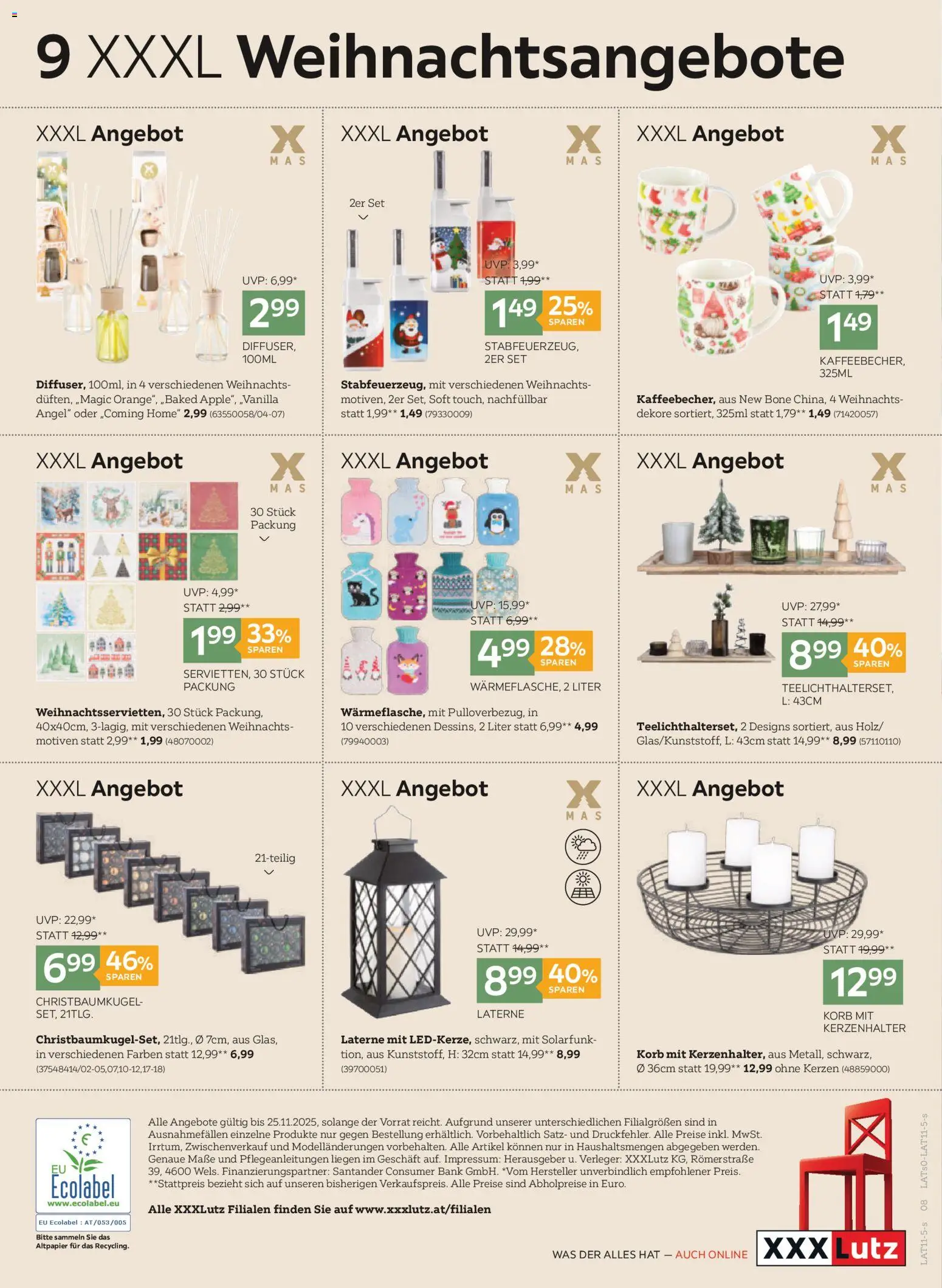 XXXLutz Weihnachtsmarkt gültig ab 11.11.2025 | Seite: 8 | Produkte: Korb