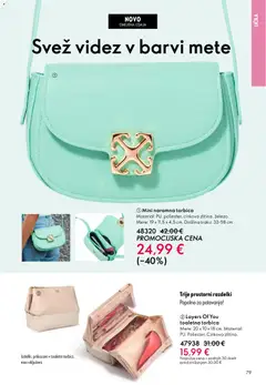 Oriflame katalog akcije – veljaven od 11.03.2026 | Stran: 79 | Izdelki: Toaletna torbica, Licila, Torbica