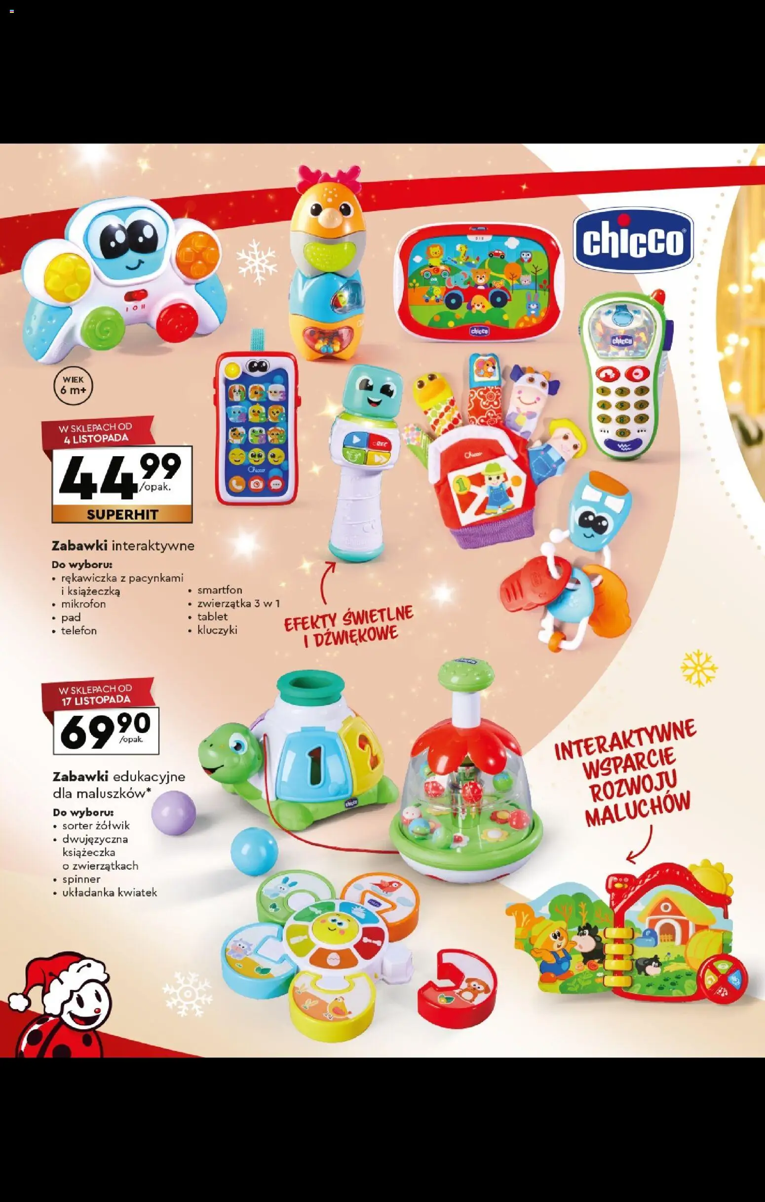 Biedronka gazetka - Kraina zabawek od 27.10.2025 | Strona: 40 | Produkty: Telefon, Smartfon, Tablet, Mikrofon