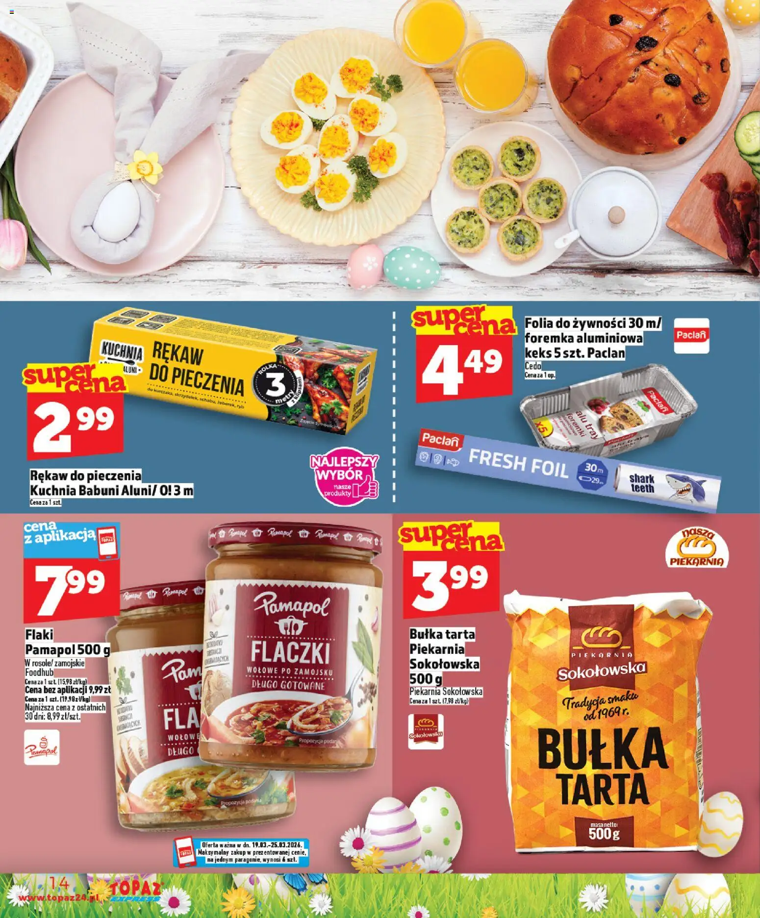 Topaz gazetka - Express od 19.03.2026 | Strona: 14