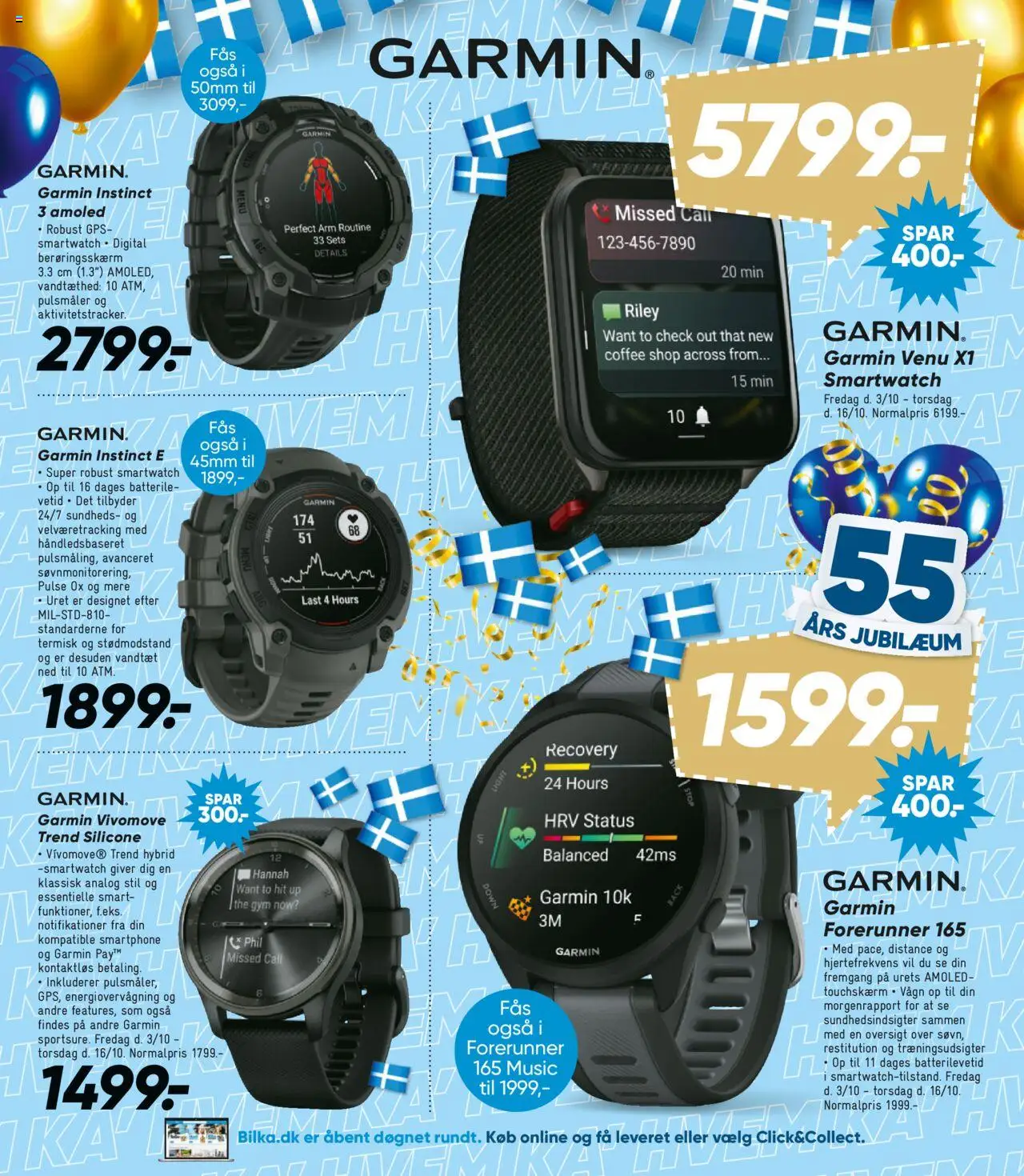 Bilka tilbudsavis – gyldig fra 03.10.2025 | Side: 16 | Produkter: Smartphone, GPS, Søm, Smartwatch