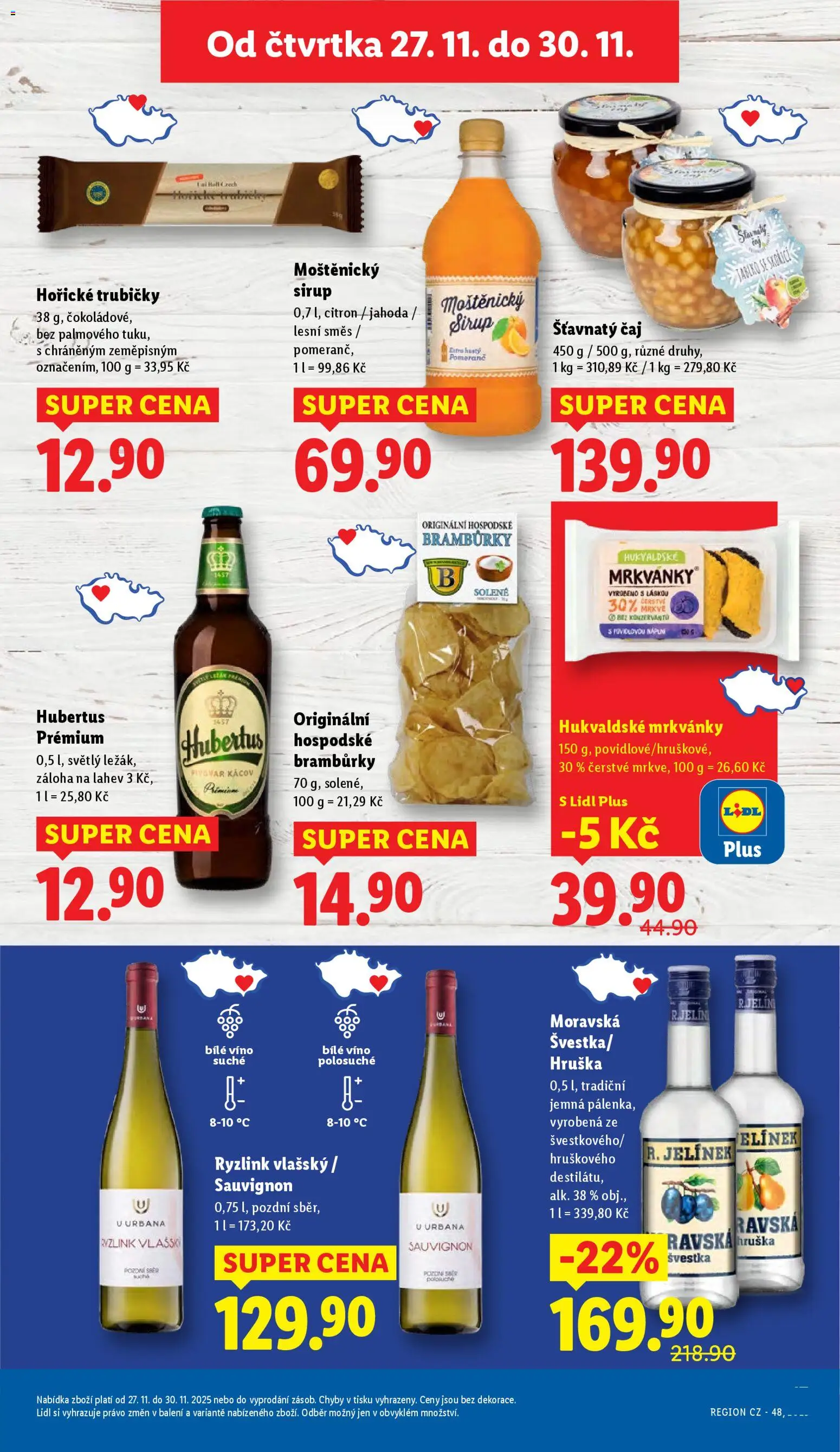 Lidl Black Friday od 27.11.2025 | Strana: 25 | Produkty: Čaj, Brandy, Citron, Jelínek