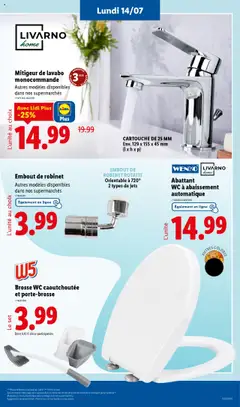  | Page: 7 | Produits: Robinet, Brosse, Lavabo, Cartouche