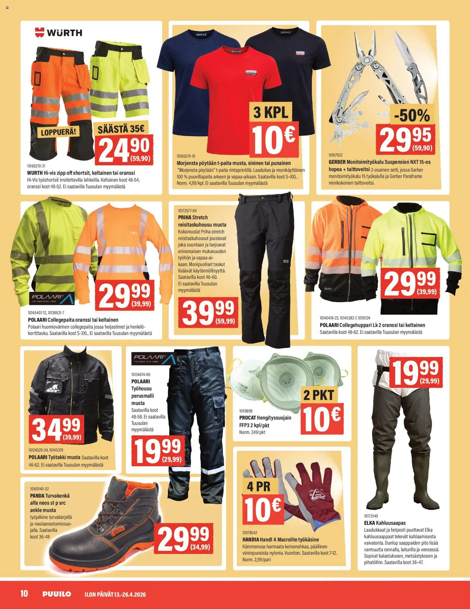 Puuilo tarjoukset – voimassa 13.04.2026 alkaen | Sivu: 10
