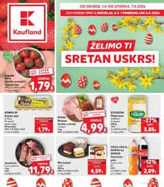 Kaufland Katalog - Pregled kataloga iz trgovine Kaufland, vrijedi od 01.04.2026