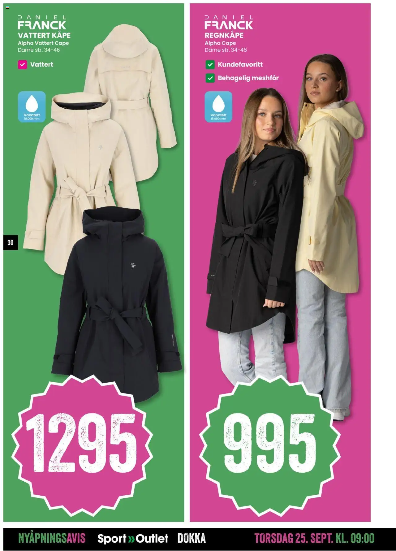  | Side: 30 | Produkter: Kåpe