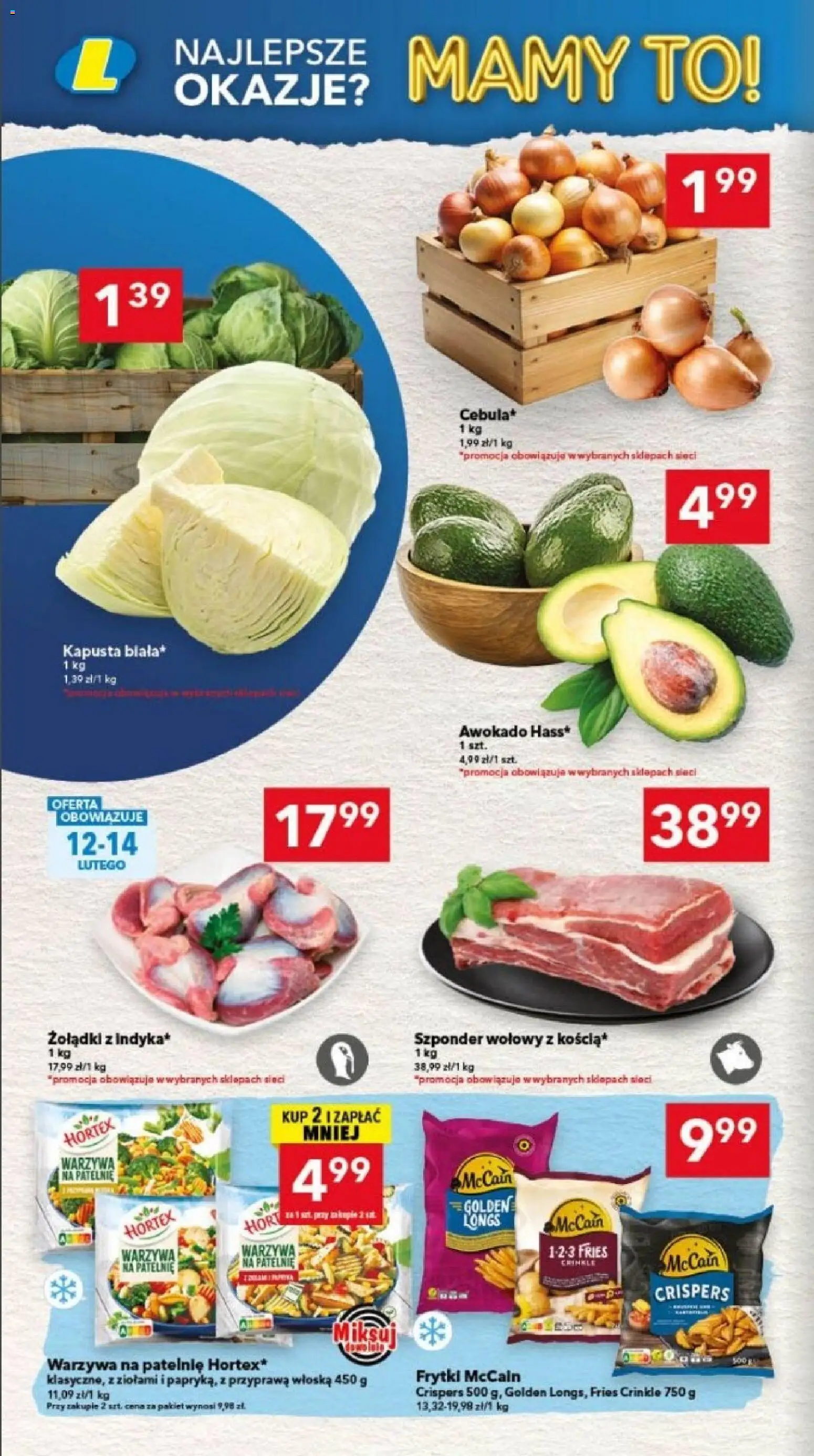 Lewiatan gazetka - Bydgoszcz od 12.02.2026 | Strona: 4 | Produkty: Kapusta, Warzywa na patelnie, Patelnie, Warzywa