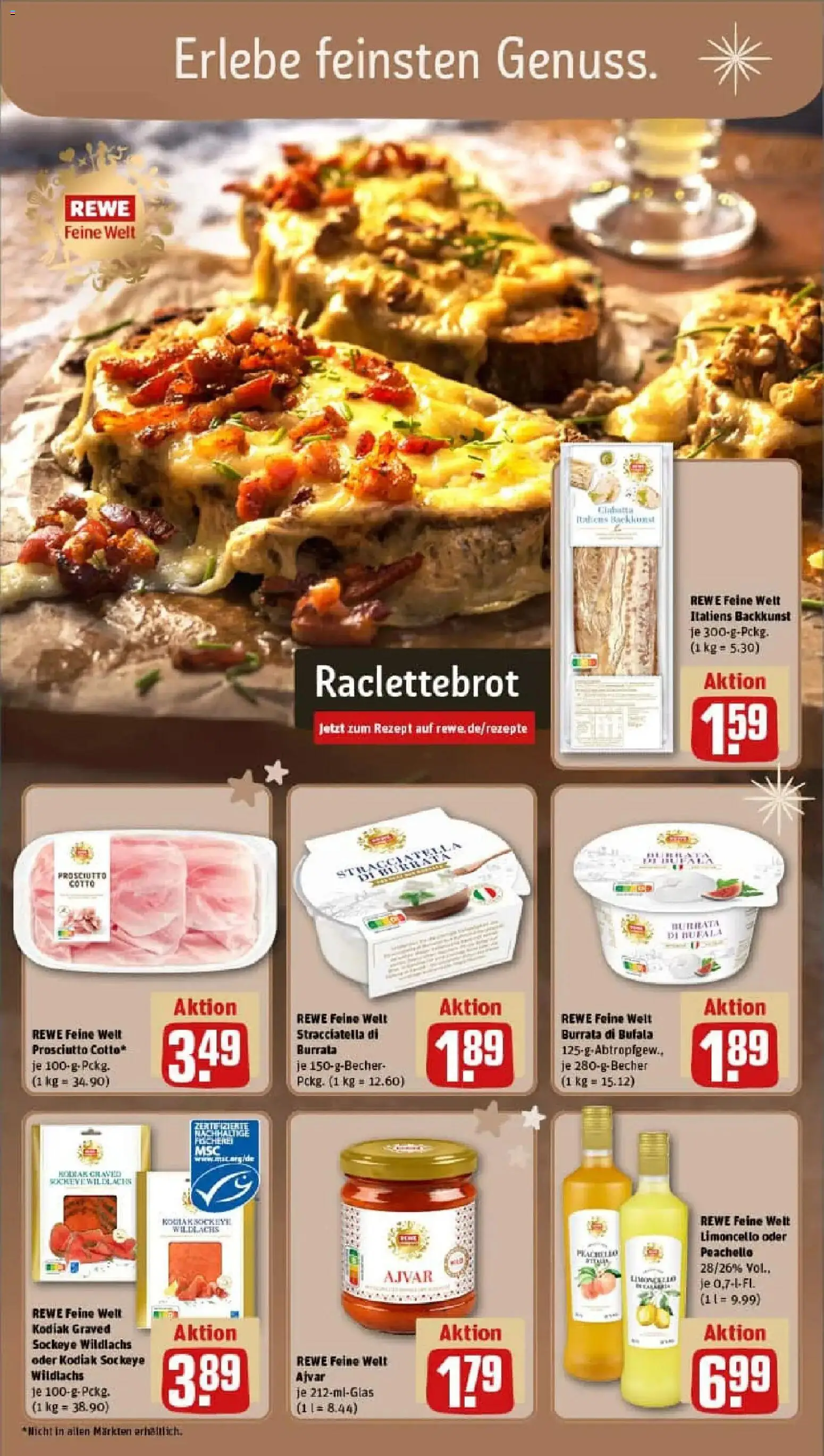 Rewe prospekt Bremen/Radio Bremen	 – gültig ab 22.12.2025 | Seite: 15 | Produkte: Burrata, Limoncello