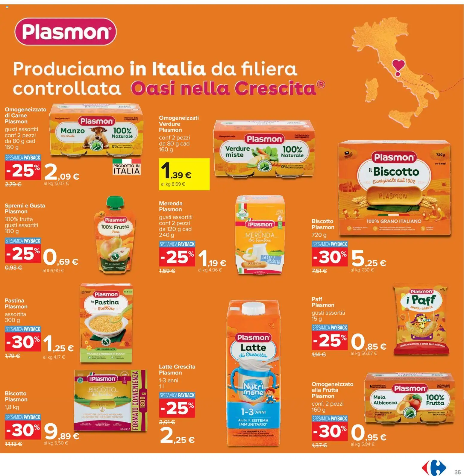 Volantino Carrefour del 07.04.2026 | Pagina: 35 | Prodotti: Manzo, Verdure, Latte, Zucca