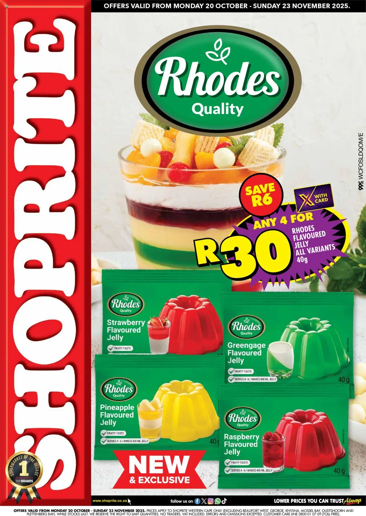 New Shoprite catalogue – valid from 20.10.2025 | Page: 1 | Products: Pineapple